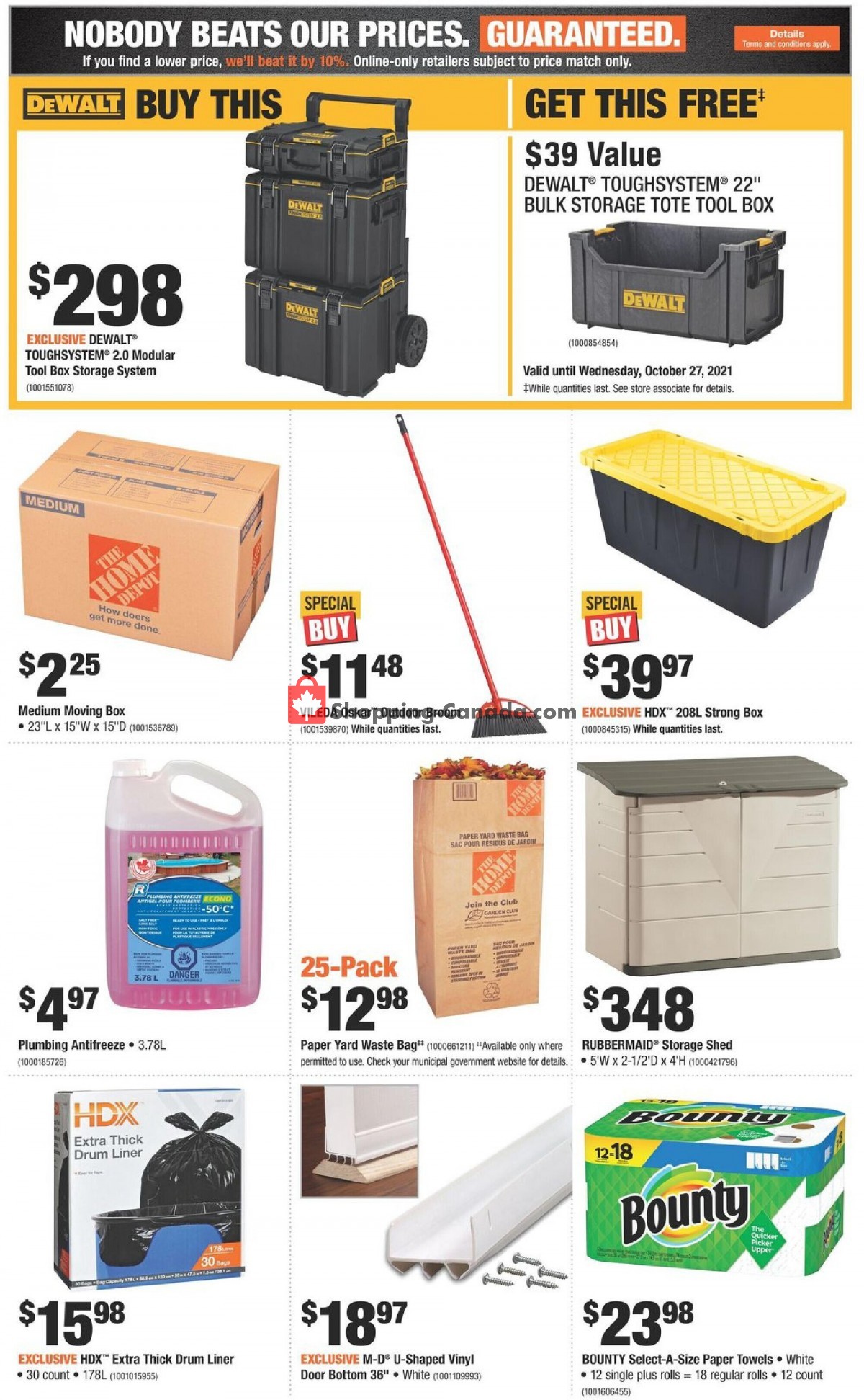 Home Depot flyer from Thursday October 7, 2021 to Wednesday October 13, 2021 - page 3