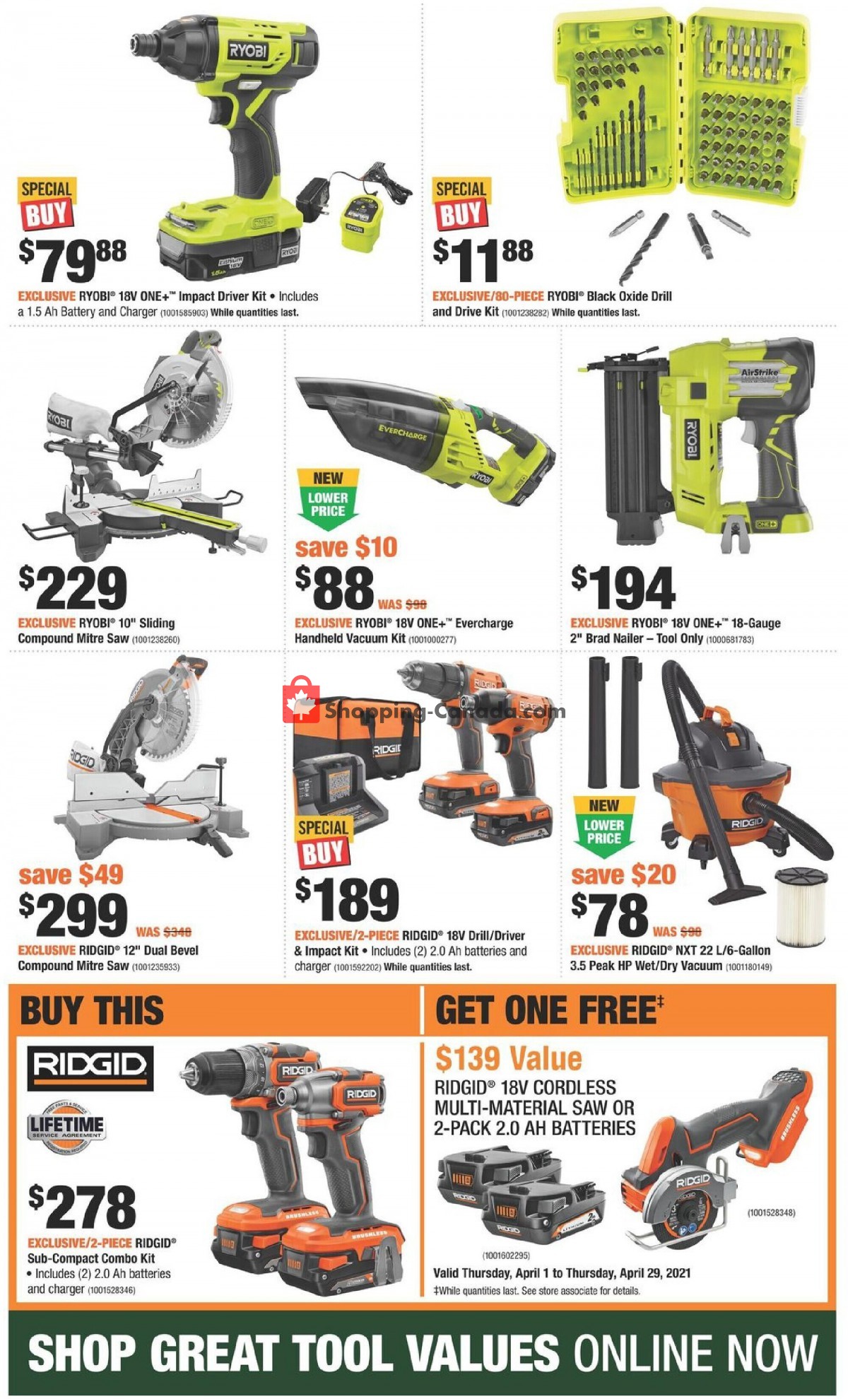 Home Depot flyer from Thursday April 1, 2021 to Wednesday April 7, 2021 - page 11