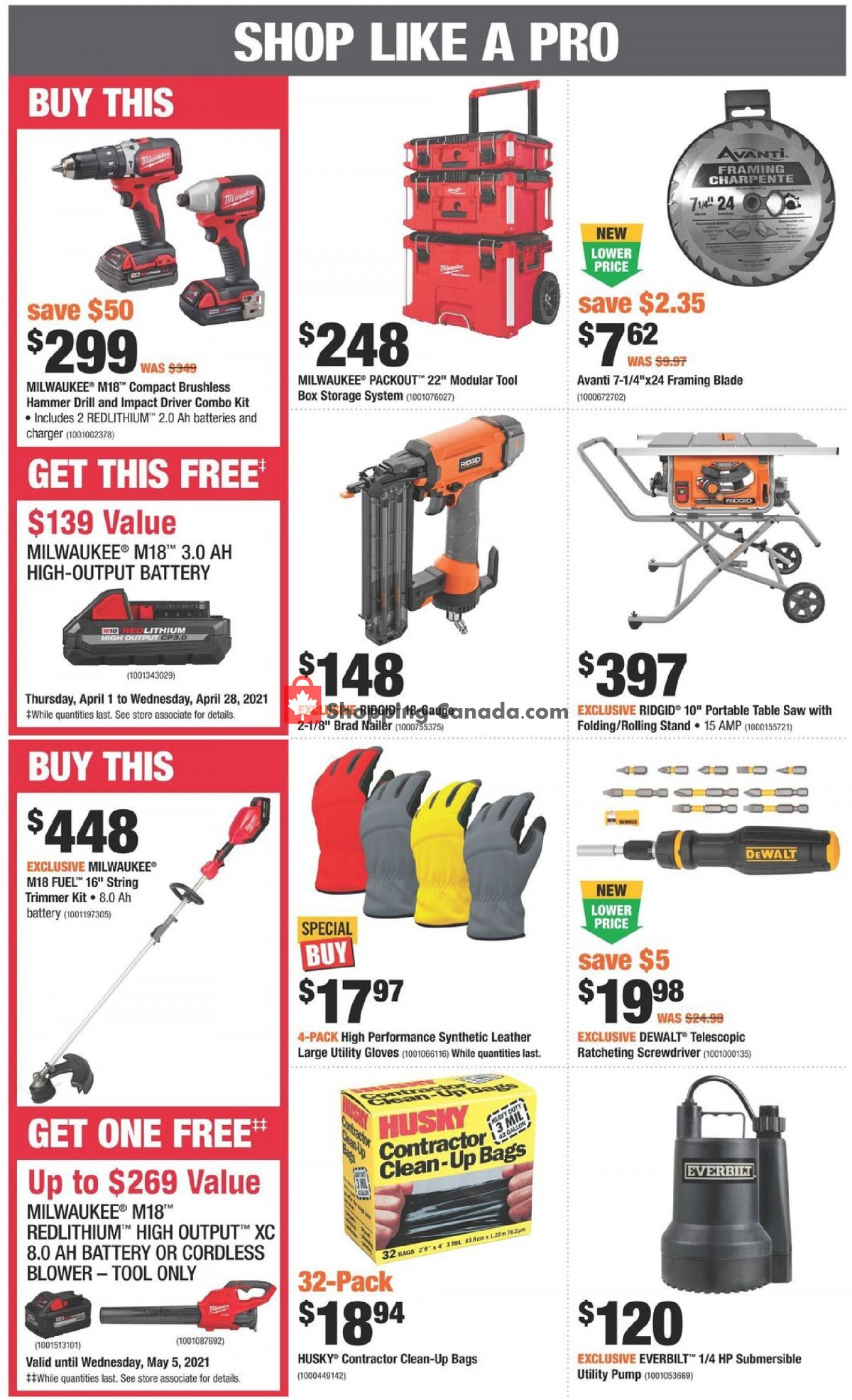 Home Depot flyer from Thursday April 1, 2021 to Wednesday April 7, 2021 - page 3