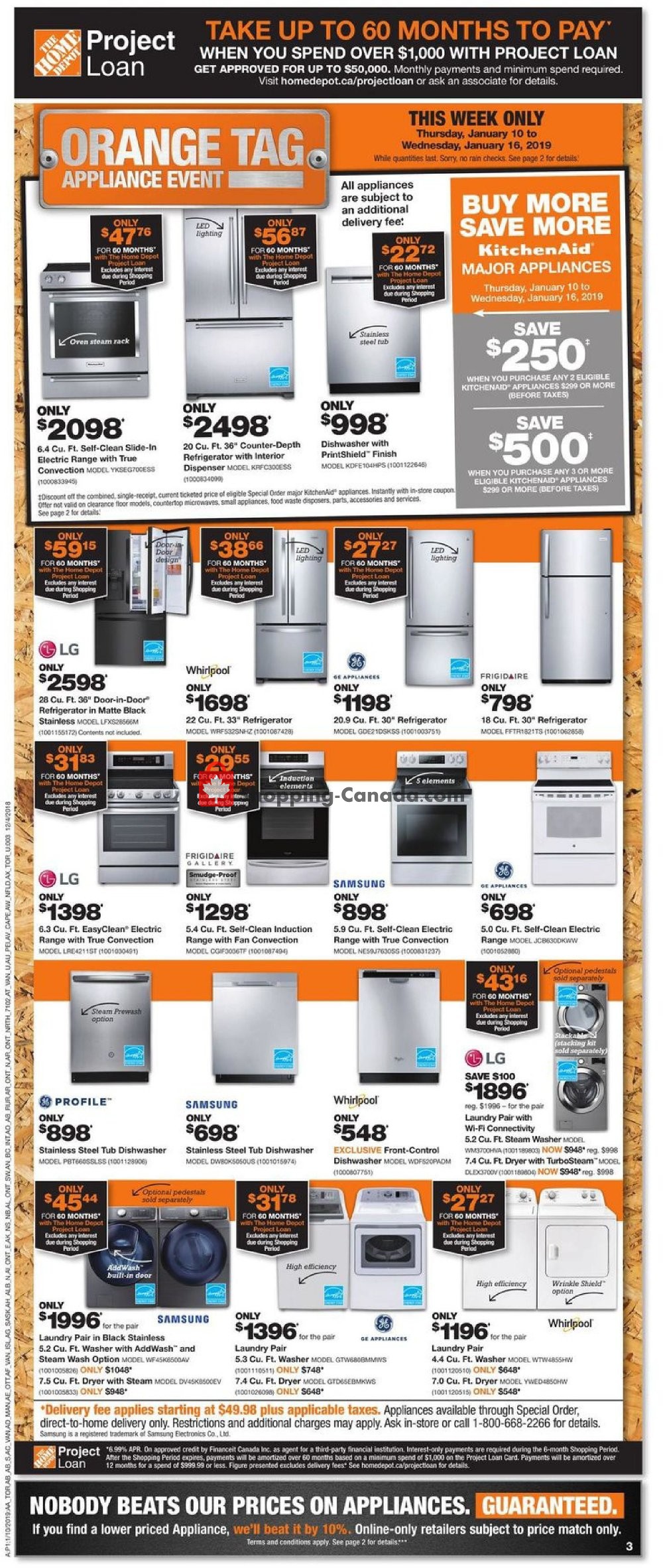 Home Depot flyer from Thursday January 10, 2019 to Wednesday January 16, 2019 - page 6