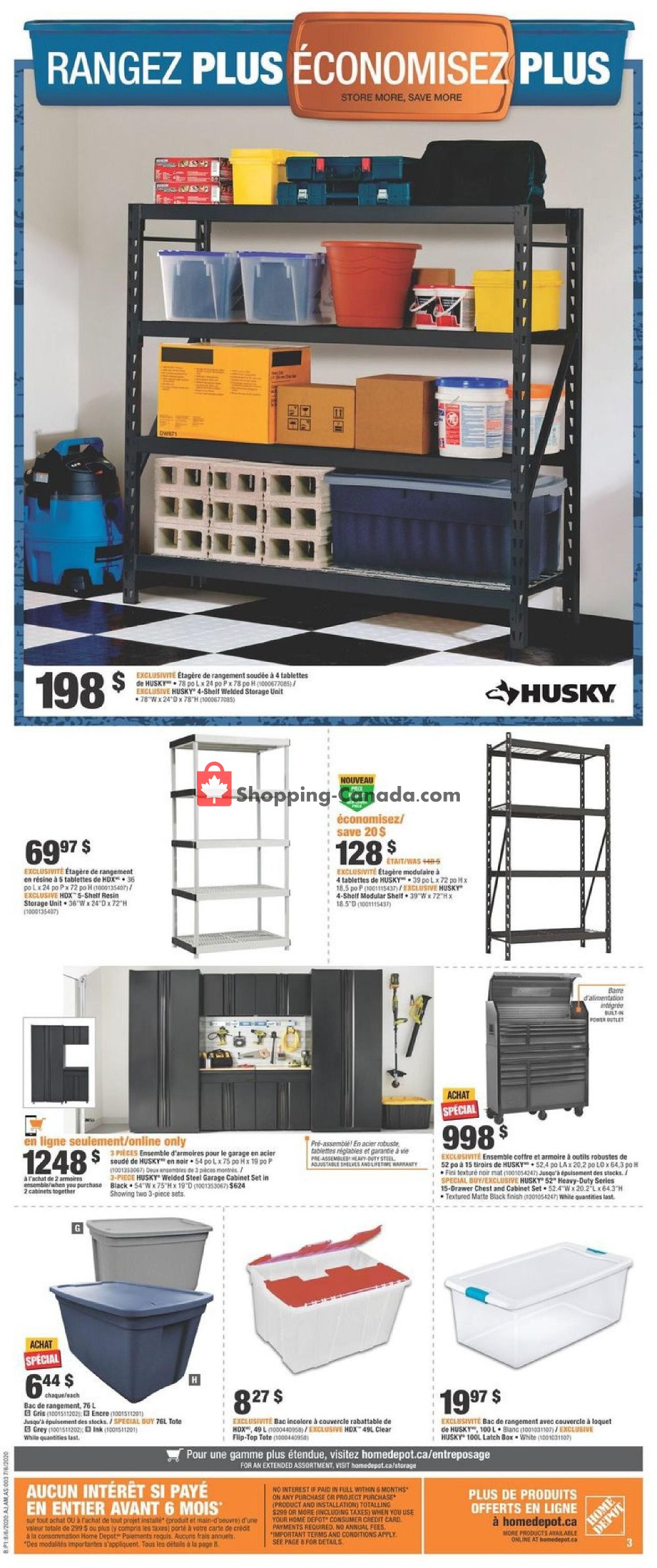 Home Depot flyer from Thursday August 6, 2020 to Wednesday August 12, 2020 - page 3