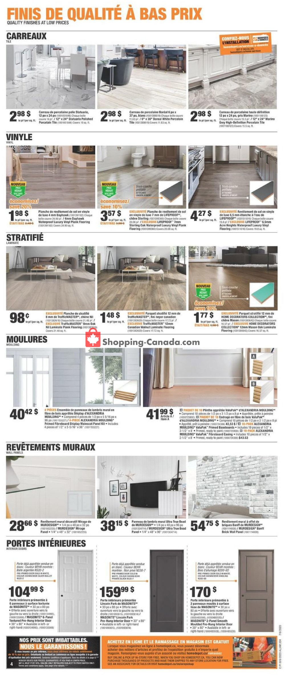 Home Depot flyer from Thursday August 6, 2020 to Wednesday August 12, 2020 - page 4
