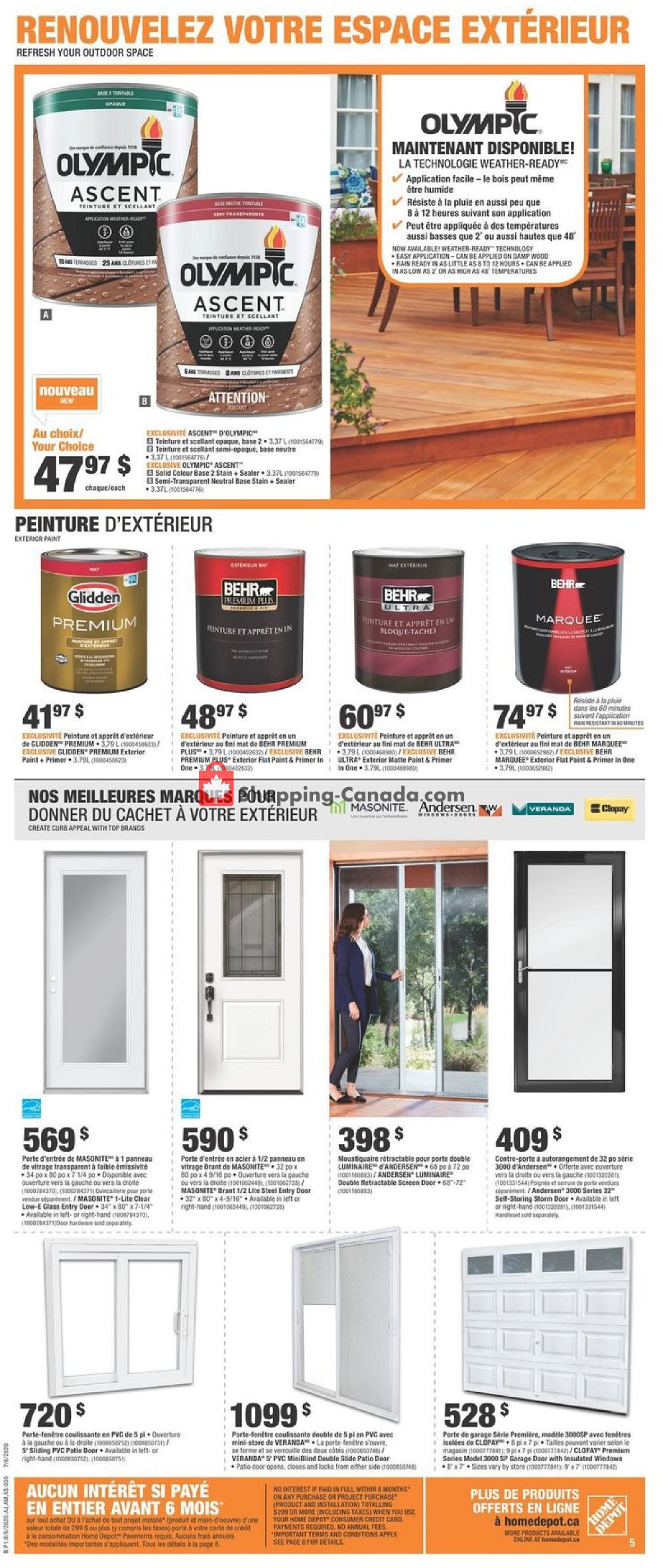 Home Depot flyer from Thursday August 6, 2020 to Wednesday August 12, 2020 - page 5