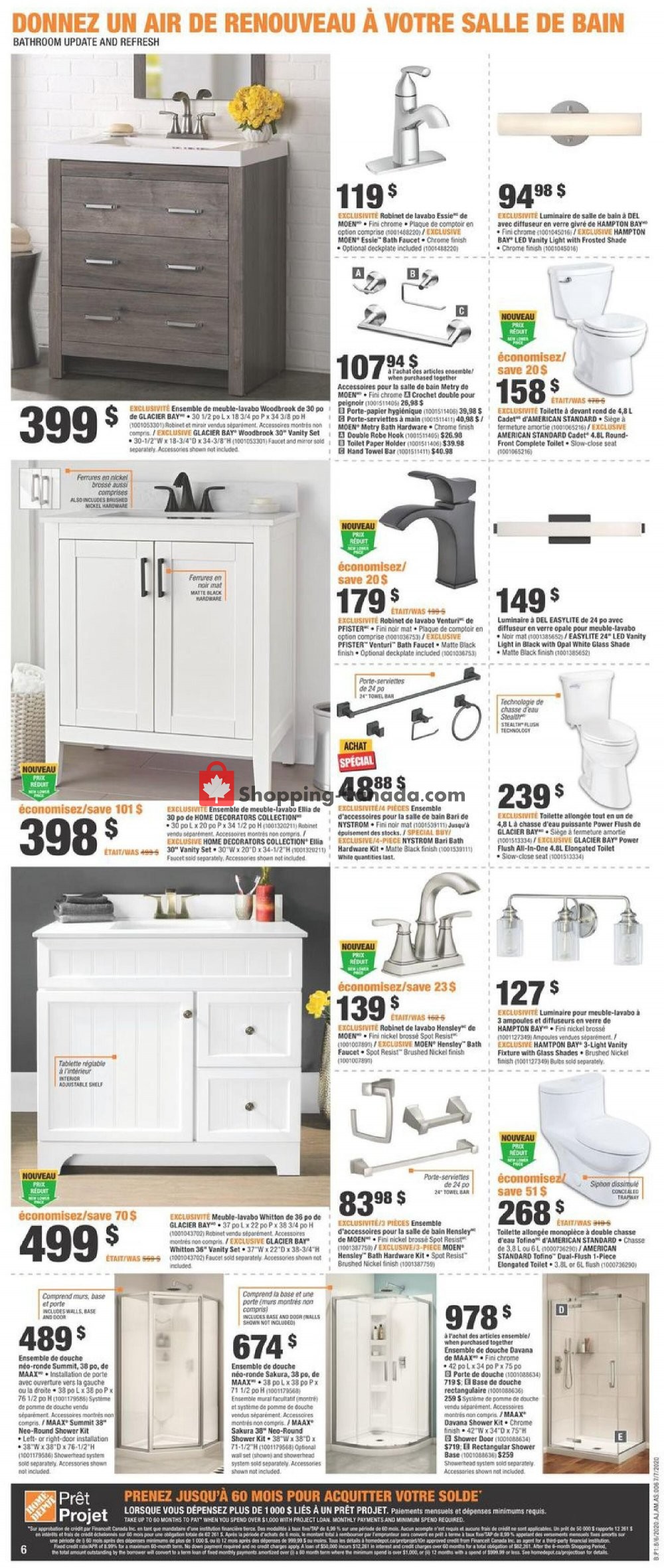 Home Depot flyer from Thursday August 6, 2020 to Wednesday August 12, 2020 - page 6