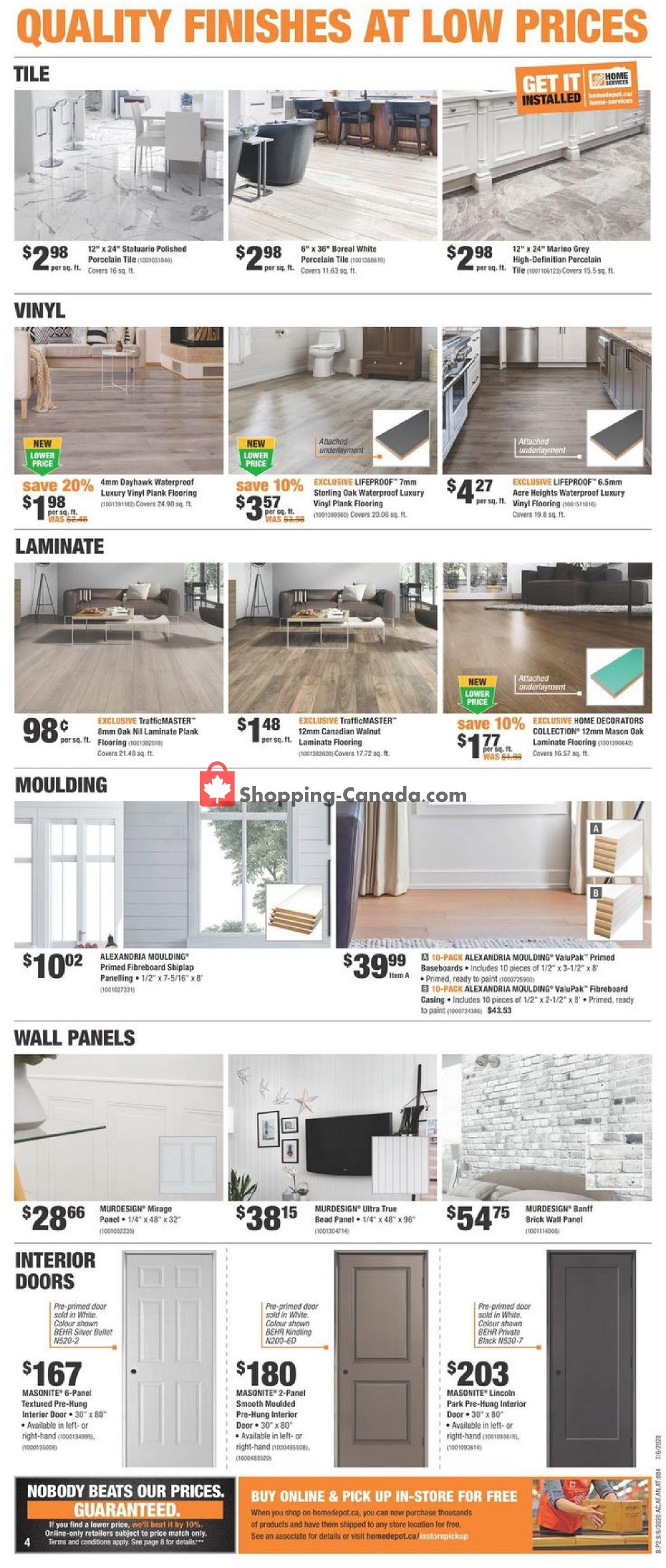 Home Depot flyer from Thursday August 6, 2020 to Wednesday August 12, 2020 - page 4