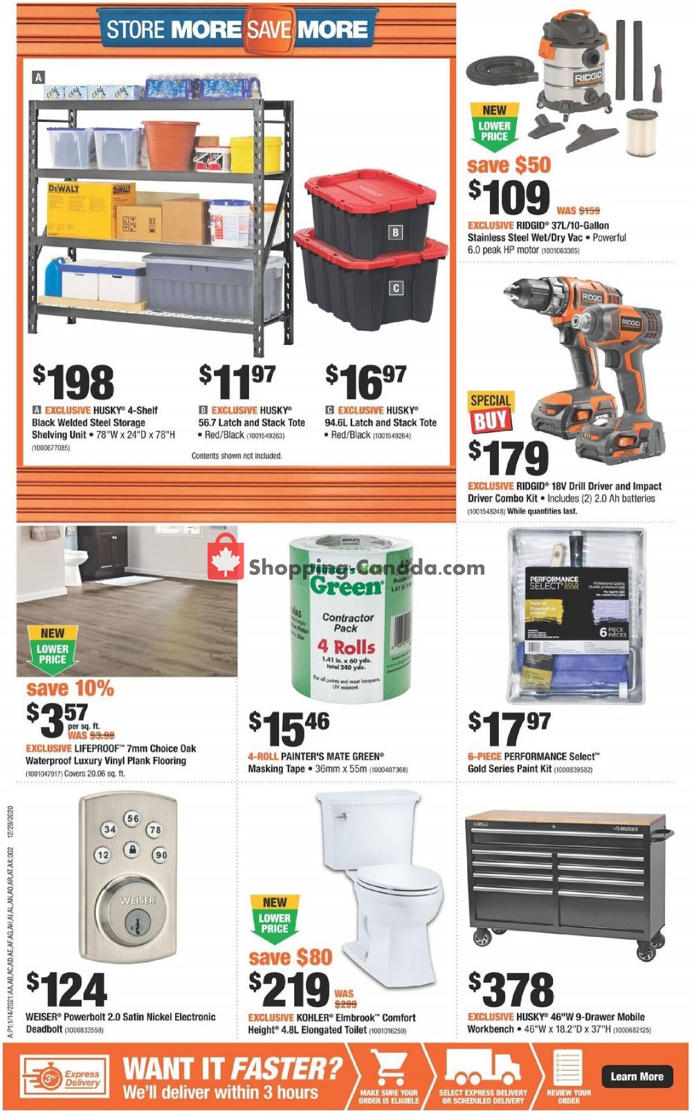 Home Depot flyer from Thursday January 14, 2021 to Wednesday January 20, 2021 - page 2