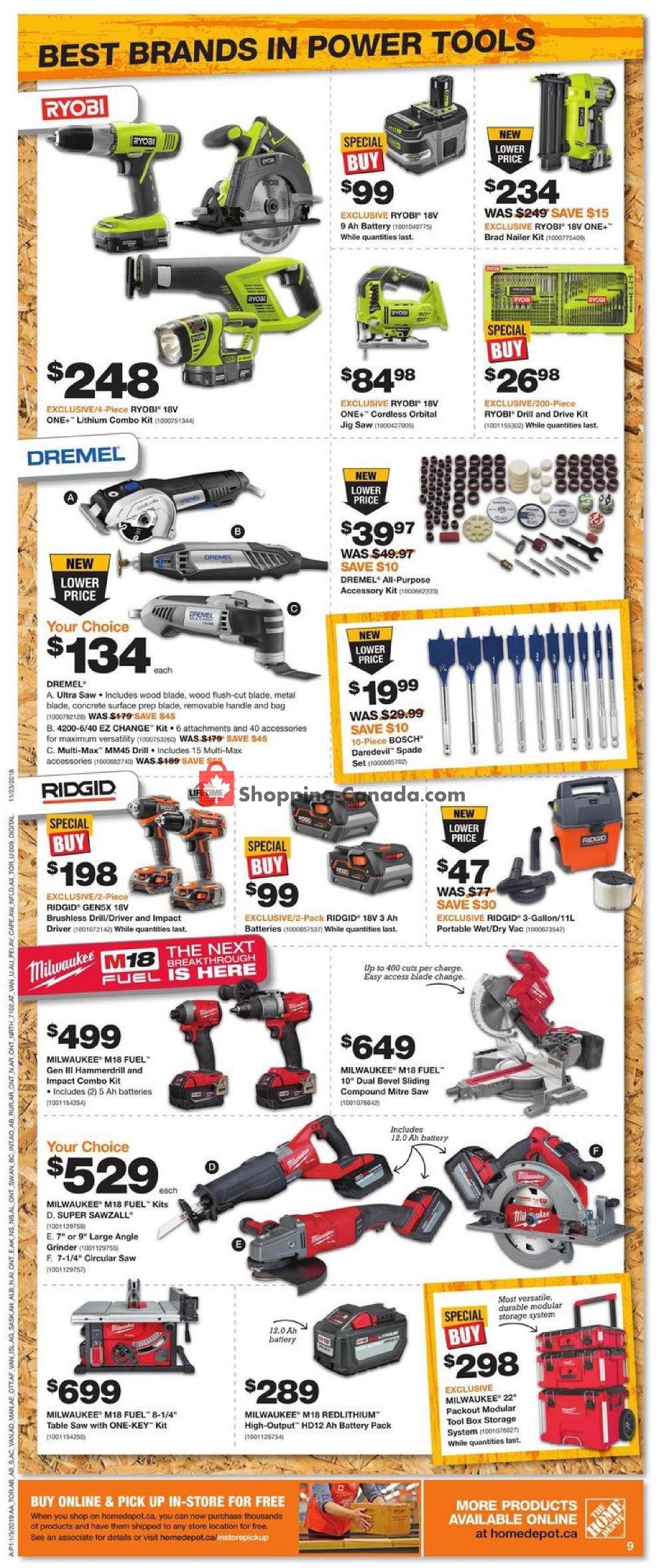 Home Depot flyer from Thursday January 3, 2019 to Wednesday January 9, 2019 - page 4