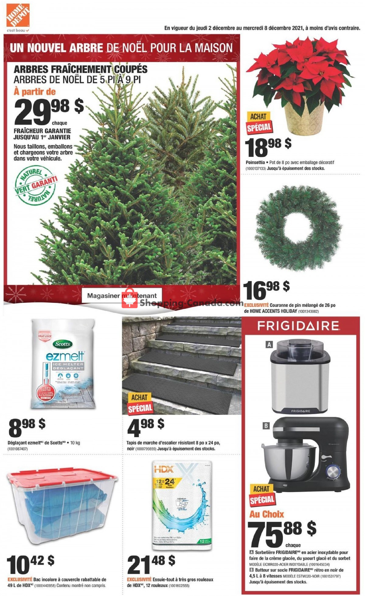 Home Depot flyer from Thursday December 2, 2021 to Wednesday December 8, 2021 - page 1