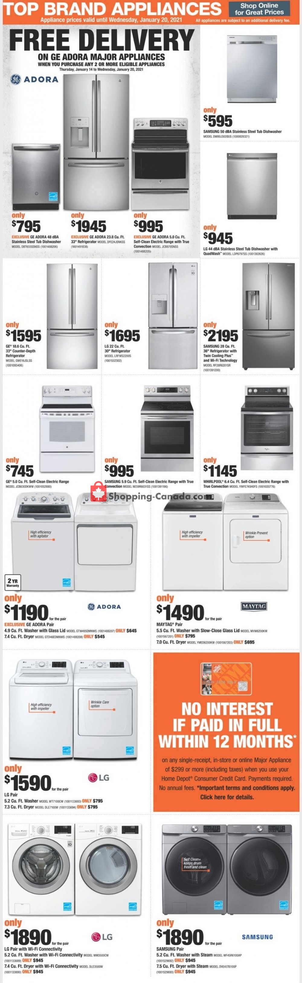 Home Depot flyer from Thursday January 14, 2021 to Thursday January 21, 2021 - page 6