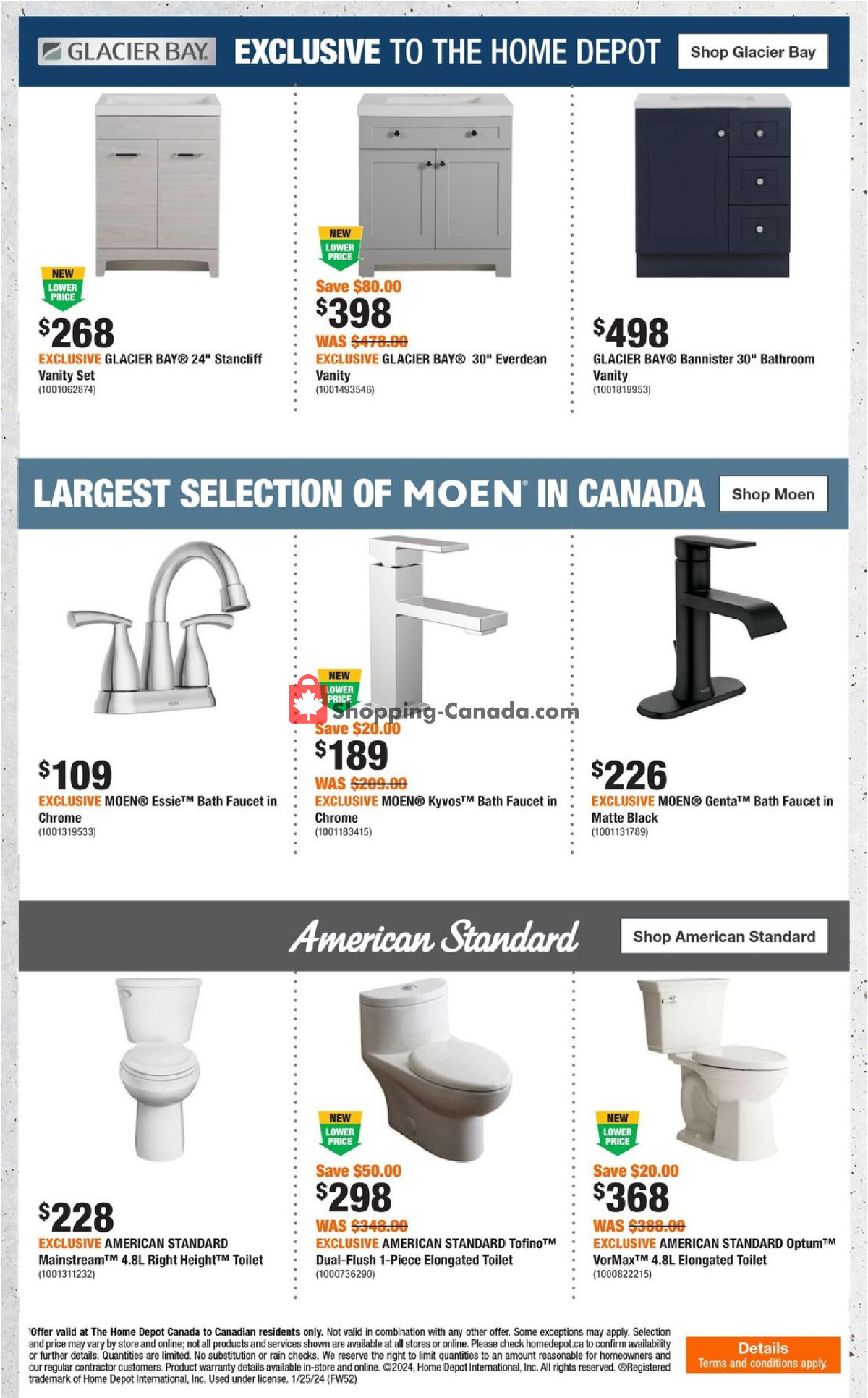 Home Depot flyer from Thursday January 25, 2024 to Wednesday January 31, 2024 - page 14