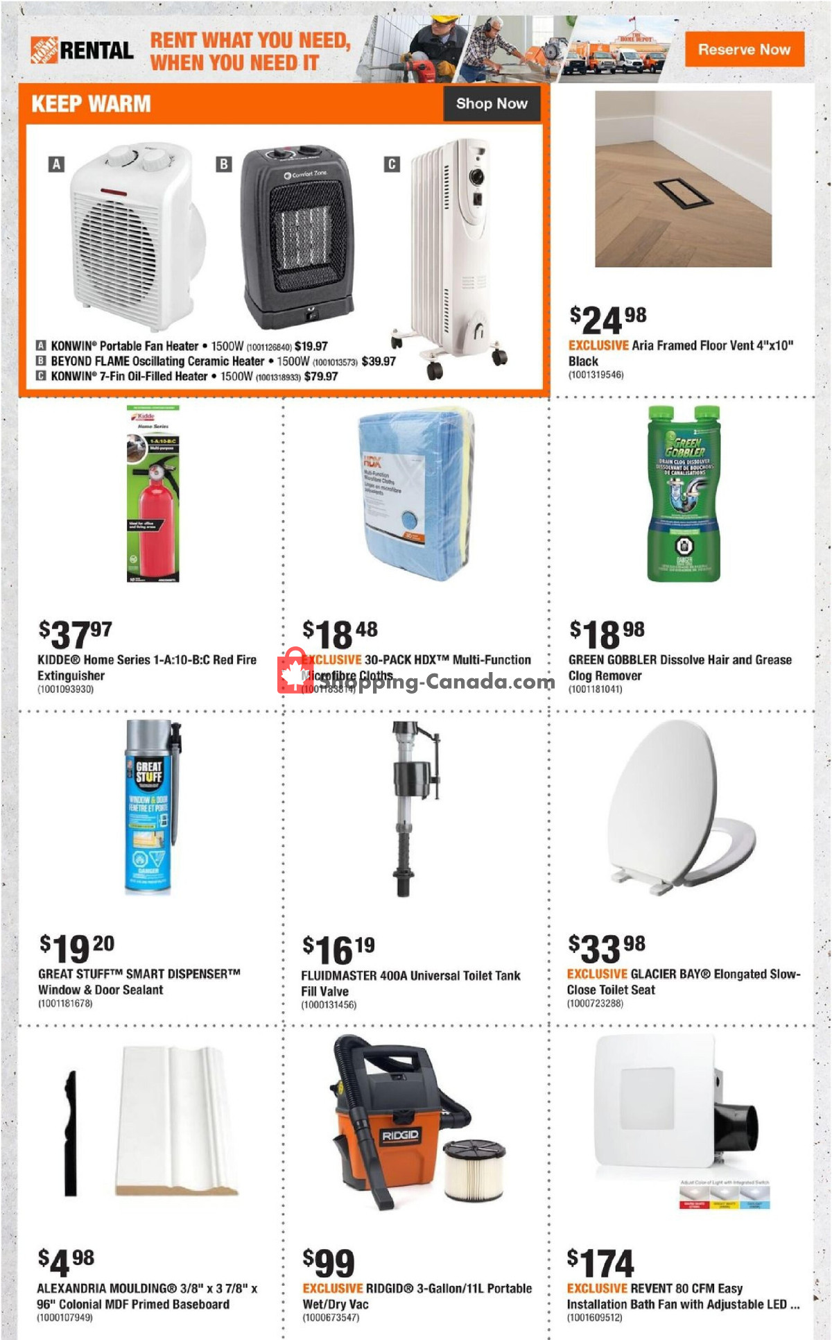Home Depot flyer from Thursday January 25, 2024 to Wednesday January 31, 2024 - page 4