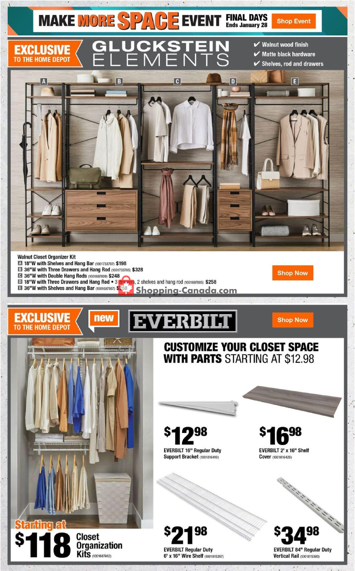 Home Depot flyer from Thursday January 25, 2024 to Wednesday January 31, 2024 - page 7