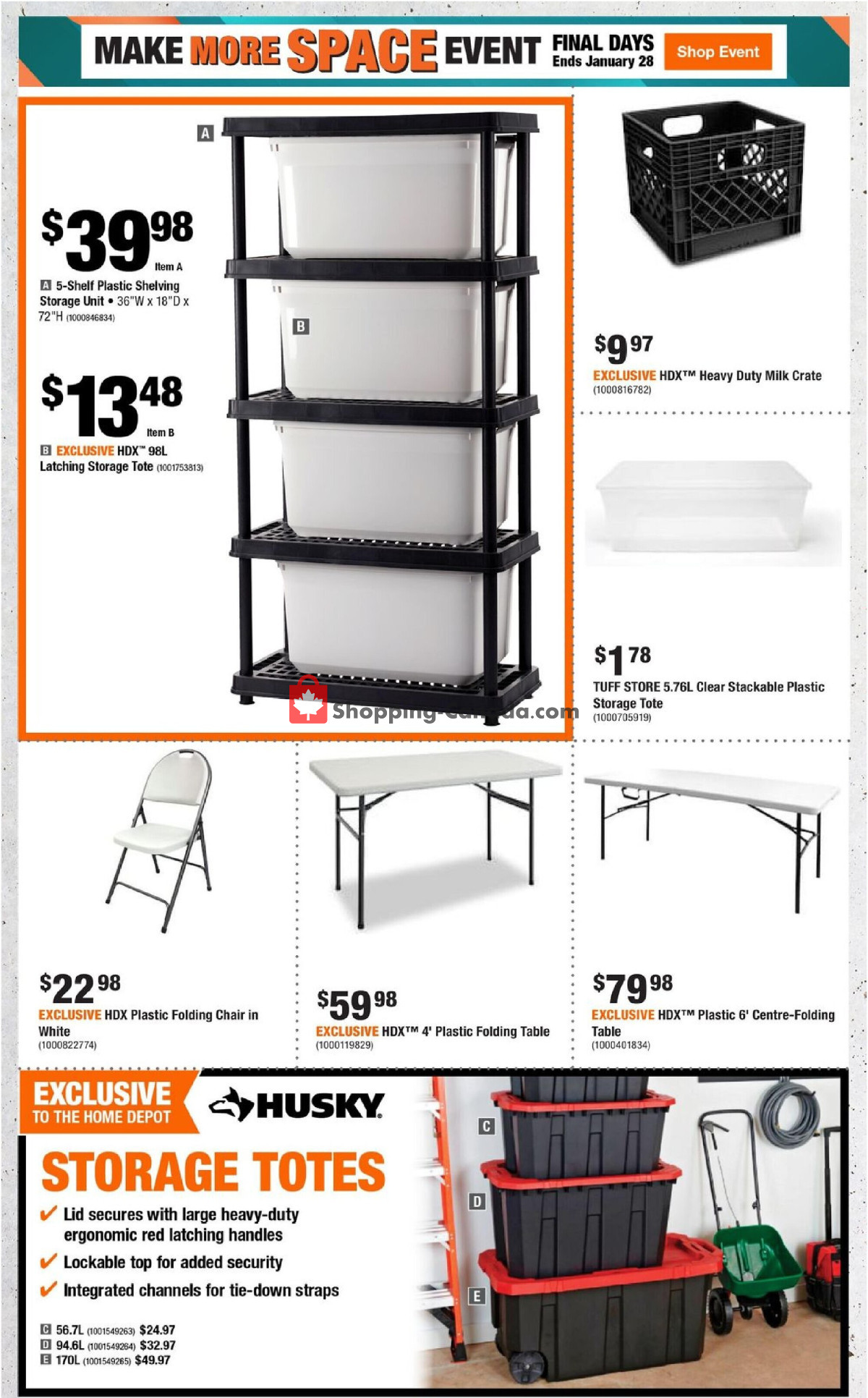 Home Depot flyer from Thursday January 25, 2024 to Wednesday January 31, 2024 - page 8