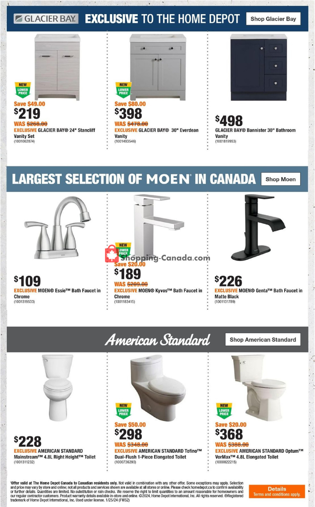 Home Depot flyer from Thursday January 25, 2024 to Wednesday January 31, 2024 - page 14