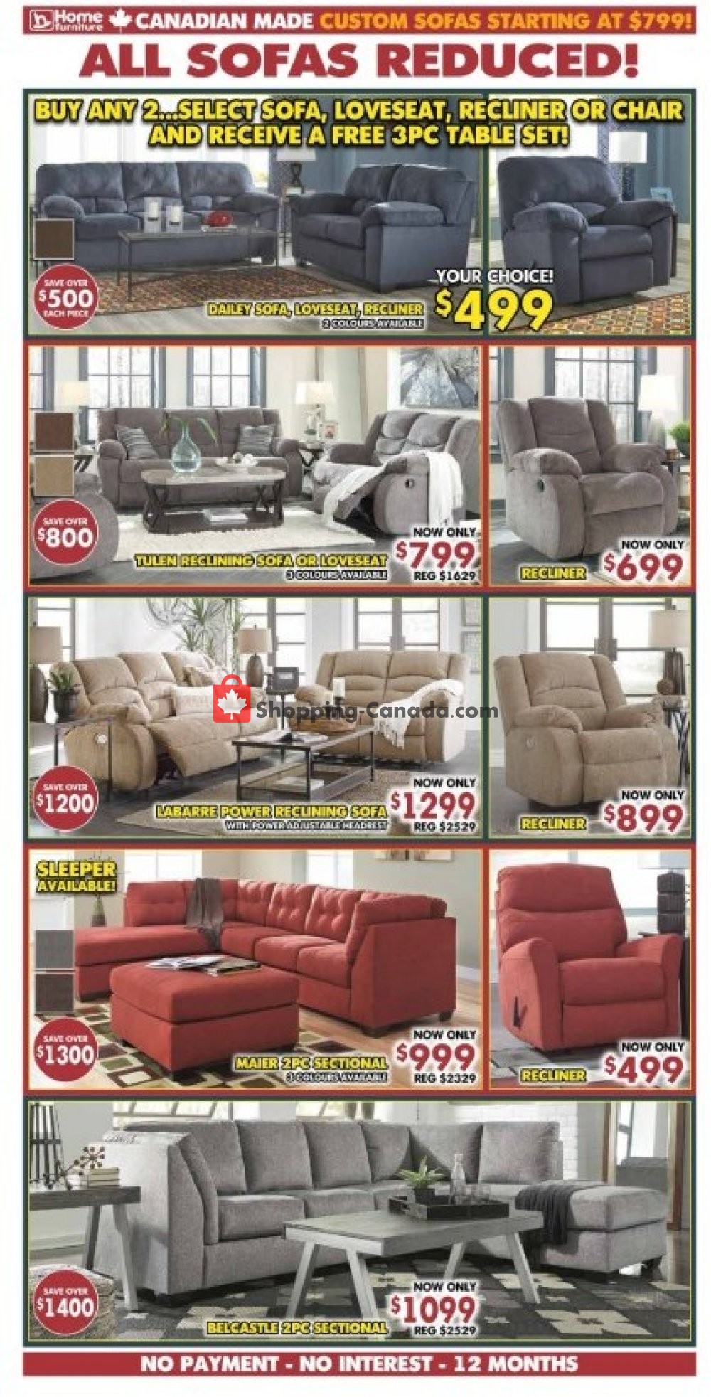 Home Furniture flyer from Friday January 25, 2019 to Monday February 4, 2019 - page 2