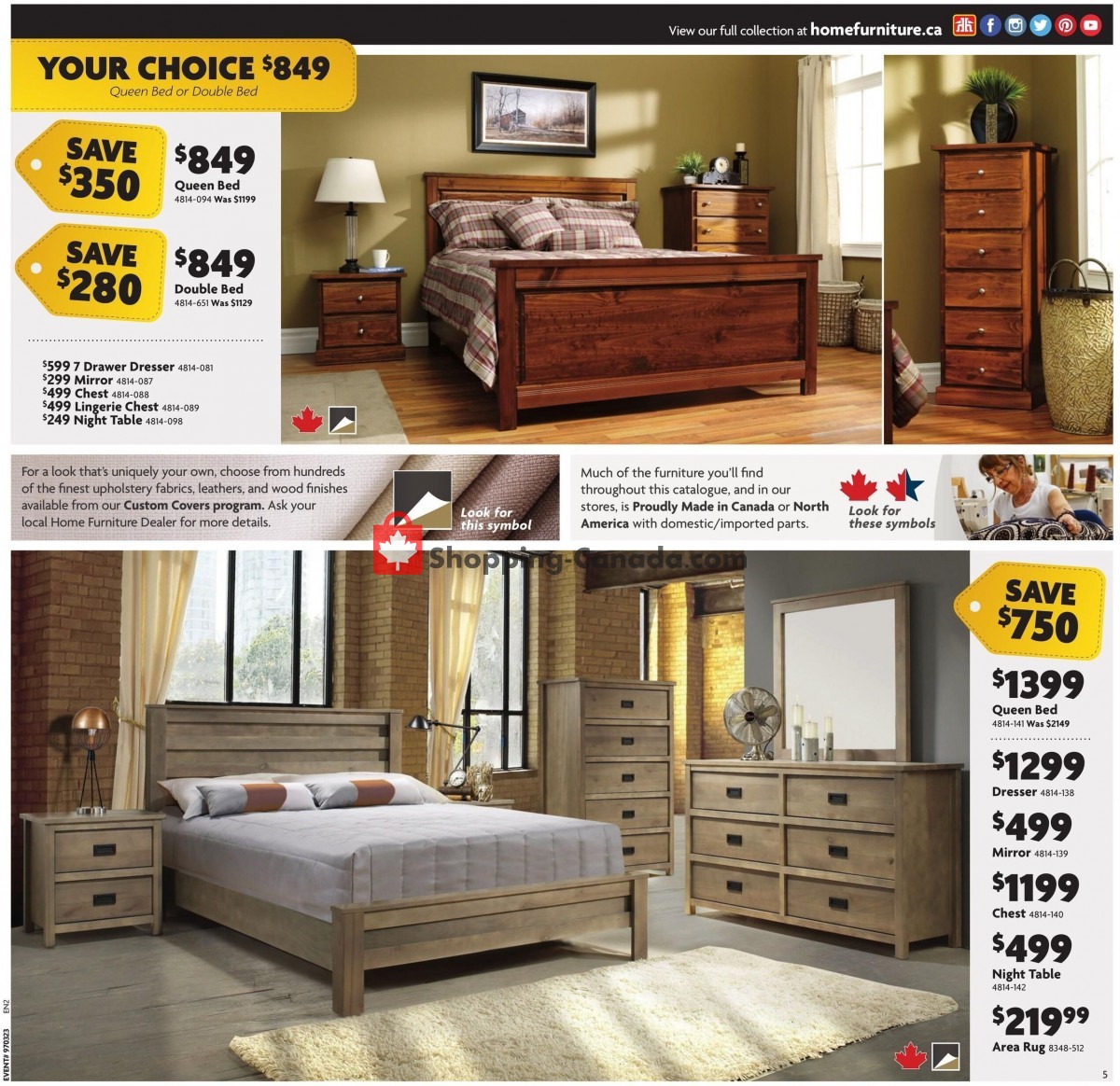 Home Furniture flyer from Thursday January 19, 2023 to Sunday January 29, 2023 - page 5