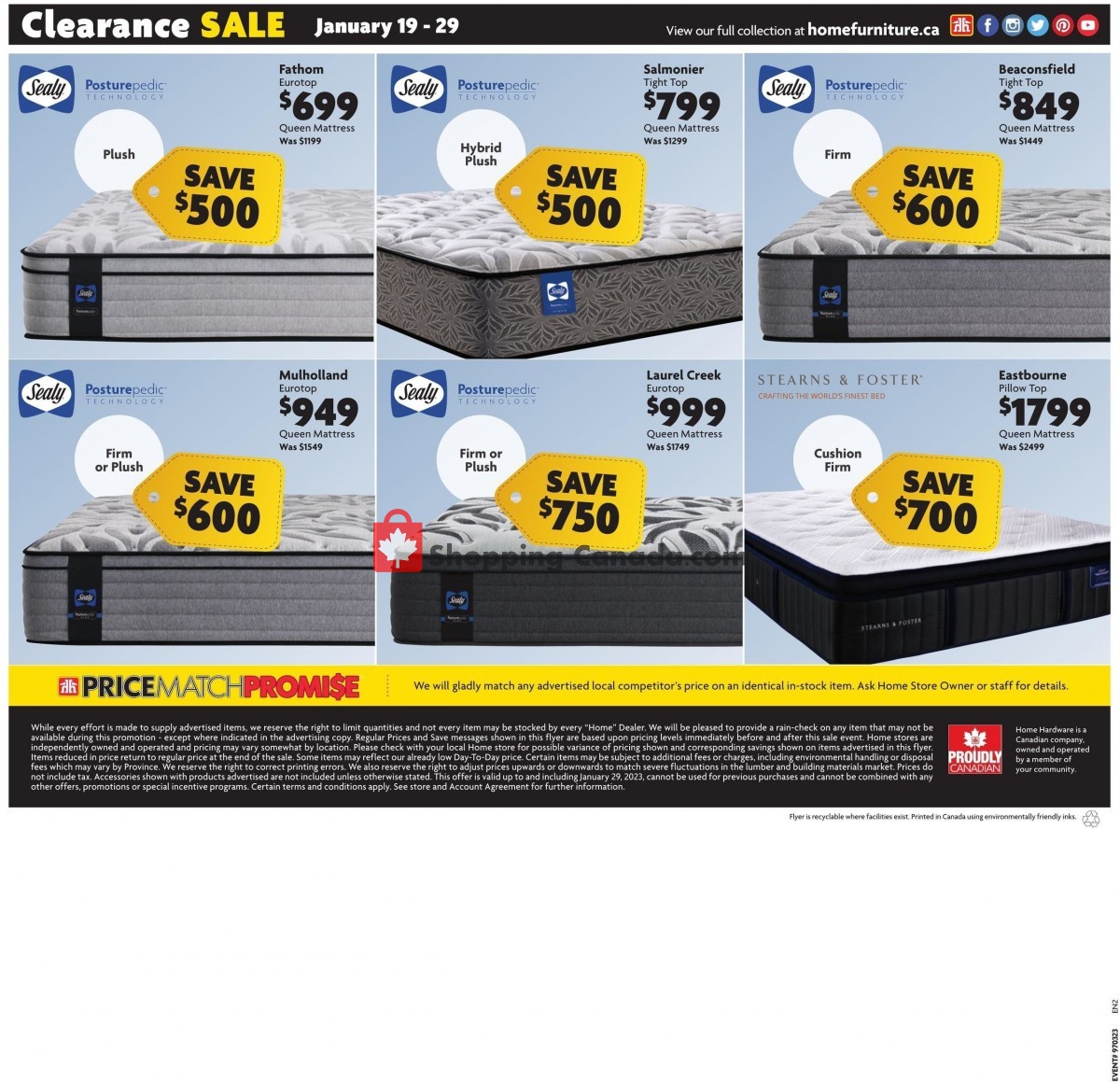 Home Furniture flyer from Thursday January 19, 2023 to Sunday January 29, 2023 - page 8