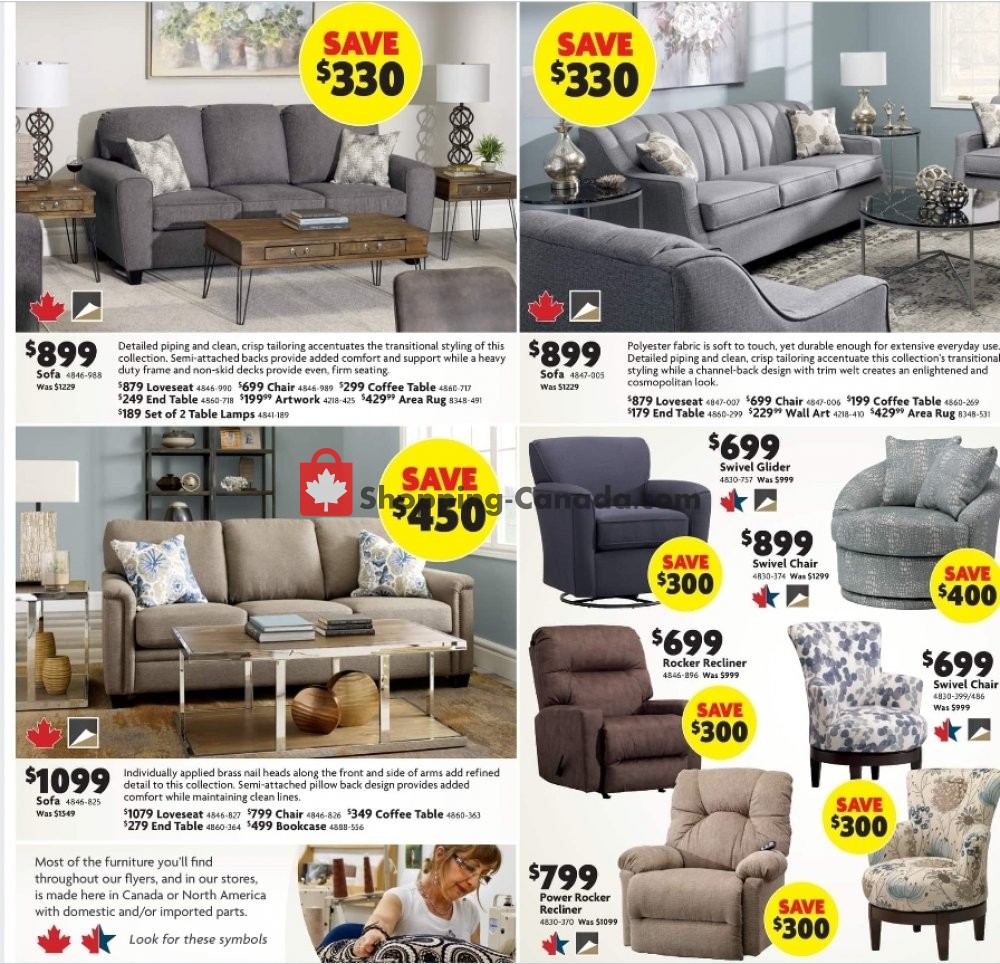 Home Furniture Canada, flyer (Clearance Sale ON) January 21