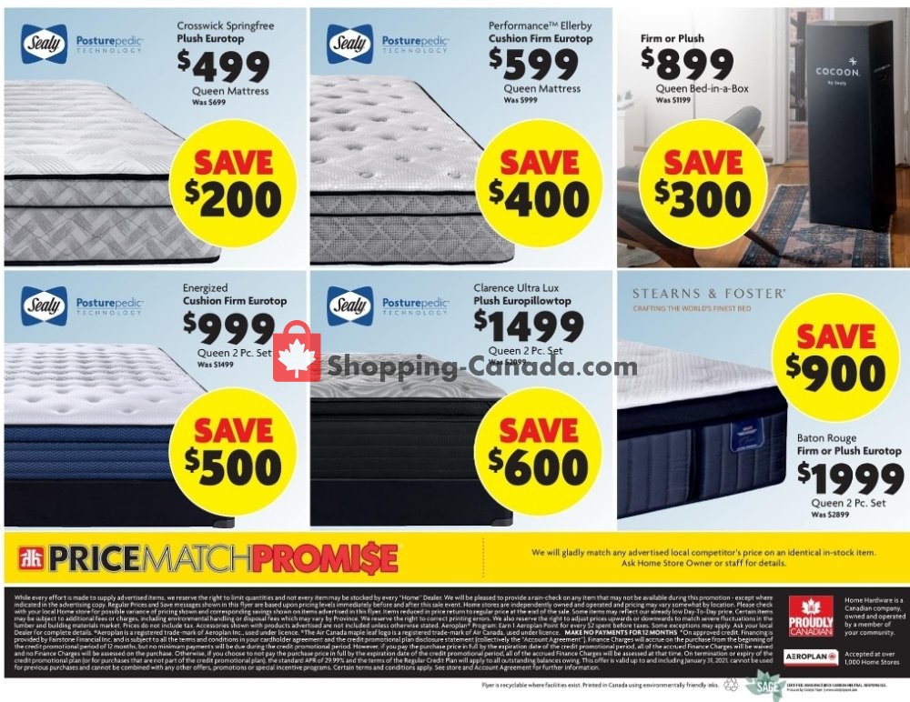Home Furniture flyer from Thursday January 21, 2021 to Sunday January 31, 2021 - page 8