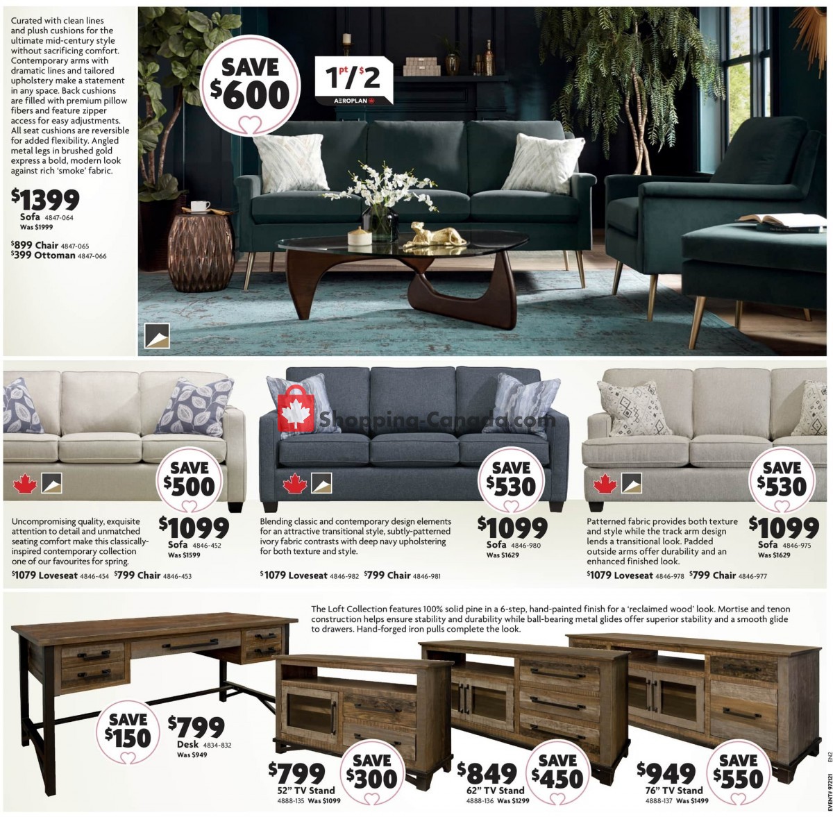 Home Furniture flyer from Thursday February 11, 2021 to Sunday February 21, 2021 - page 2