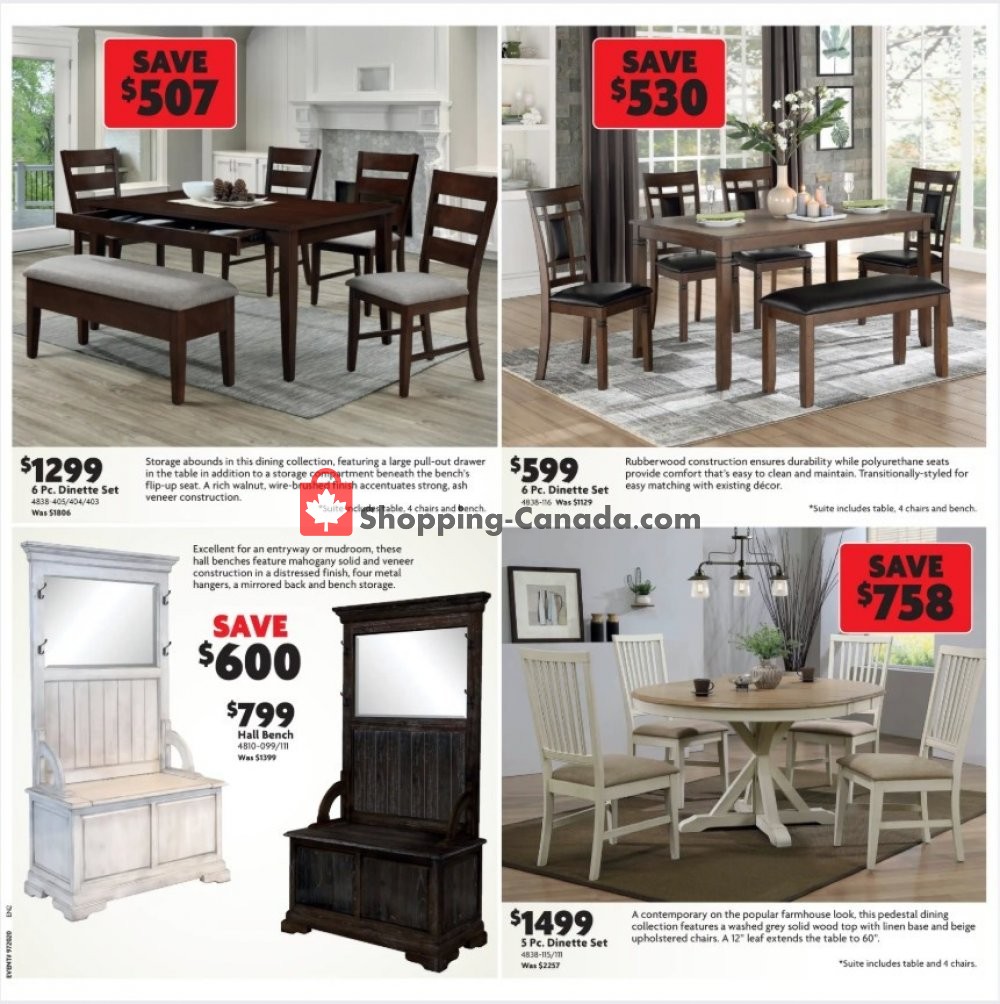 Home Furniture Canada, flyer (Extra Big Savings Atlantic) January