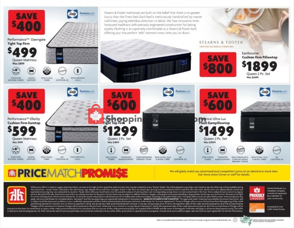 Home Furniture flyer from Thursday January 16, 2020 to Sunday January 26, 2020 - page 8