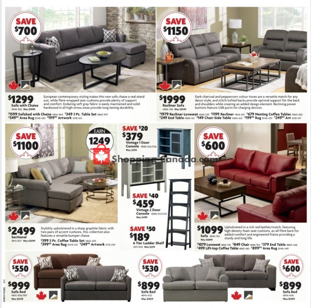 Home Furniture Canada, flyer (Extra Big Savings West) July 2