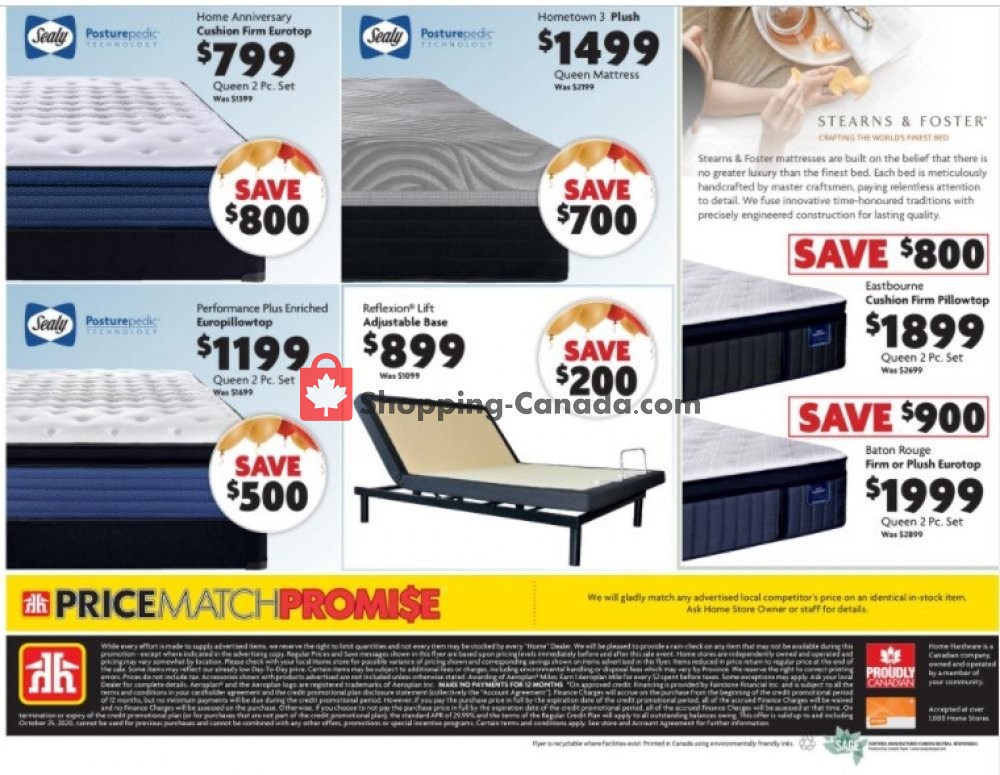 Home Furniture flyer from Thursday October 15, 2020 to Sunday October 25, 2020 - page 8