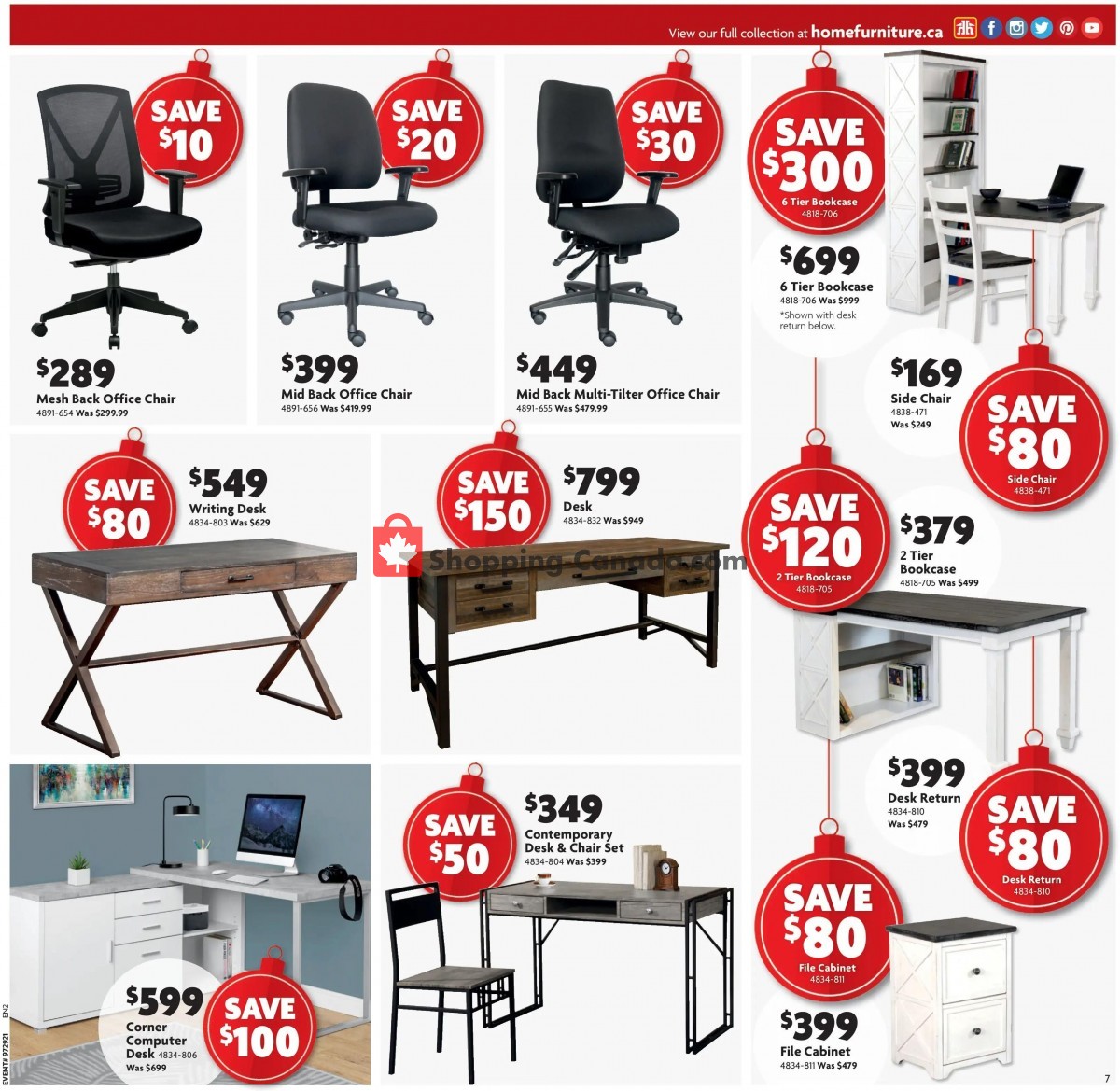 Home Furniture flyer from Thursday December 2, 2021 to Sunday December 12, 2021 - page 7