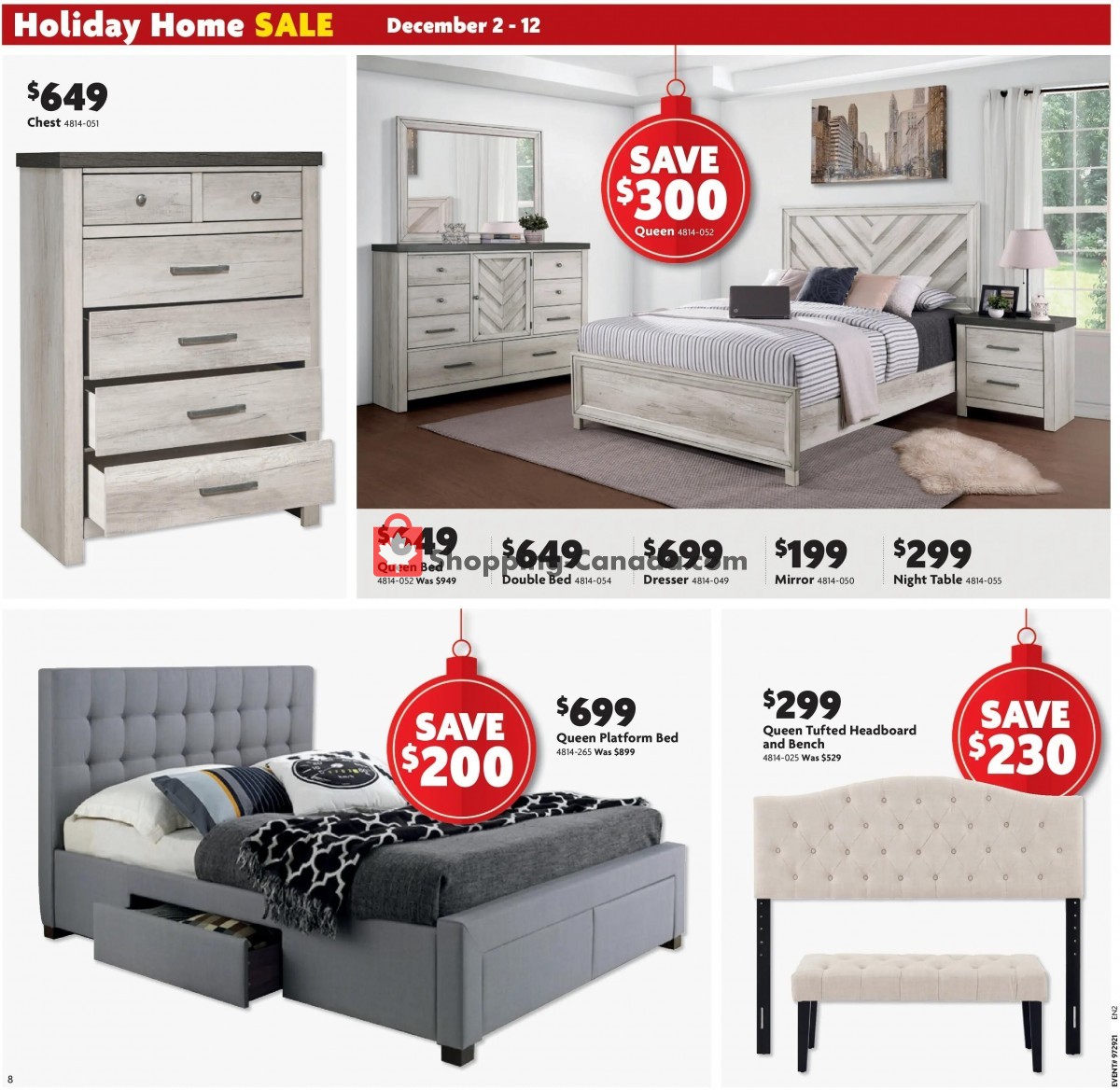 Home Furniture flyer from Thursday December 2, 2021 to Sunday December 12, 2021 - page 8
