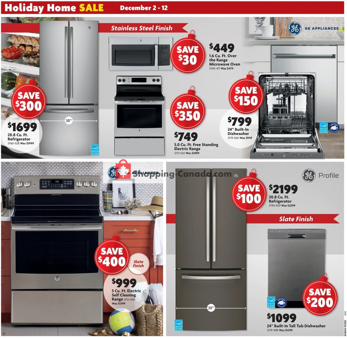 Home Furniture flyer from Thursday December 2, 2021 to Sunday December 12, 2021 - page 12