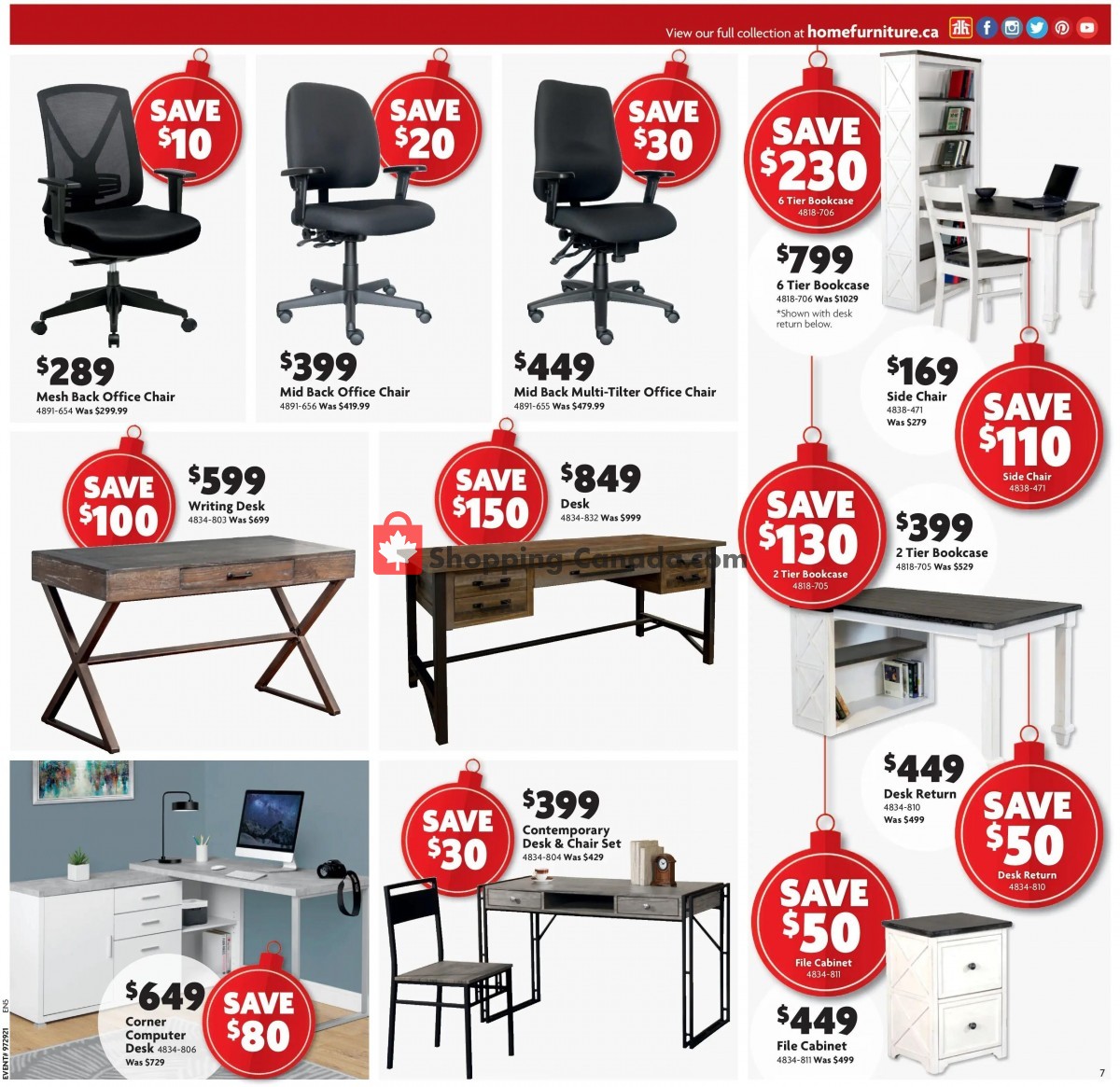 Home Furniture flyer from Thursday December 2, 2021 to Sunday December 12, 2021 - page 7