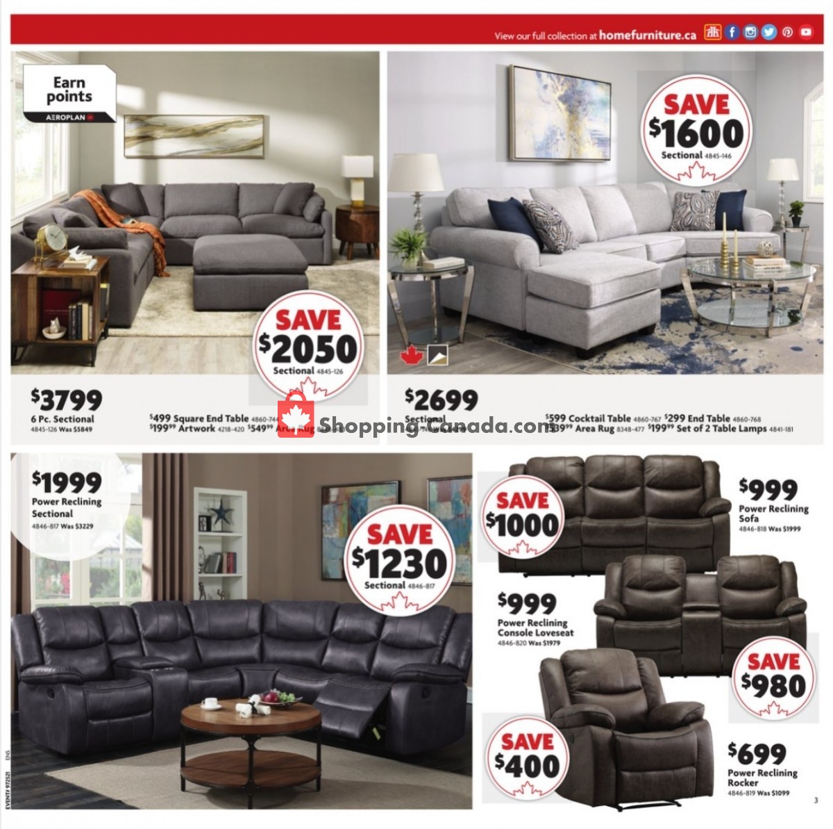 Home Furniture flyer from Thursday July 8, 2021 to Sunday July 18, 2021 - page 3