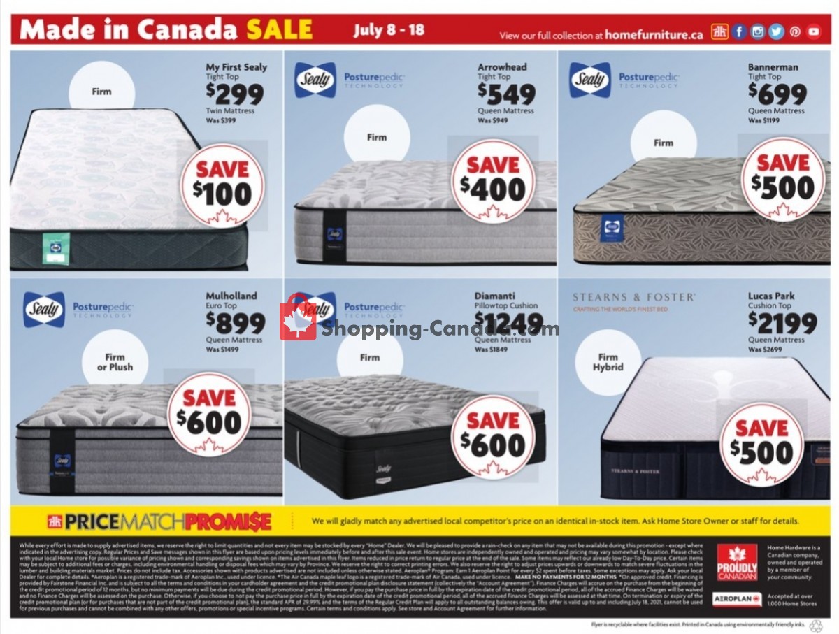 Home Furniture flyer from Thursday July 8, 2021 to Sunday July 18, 2021 - page 8