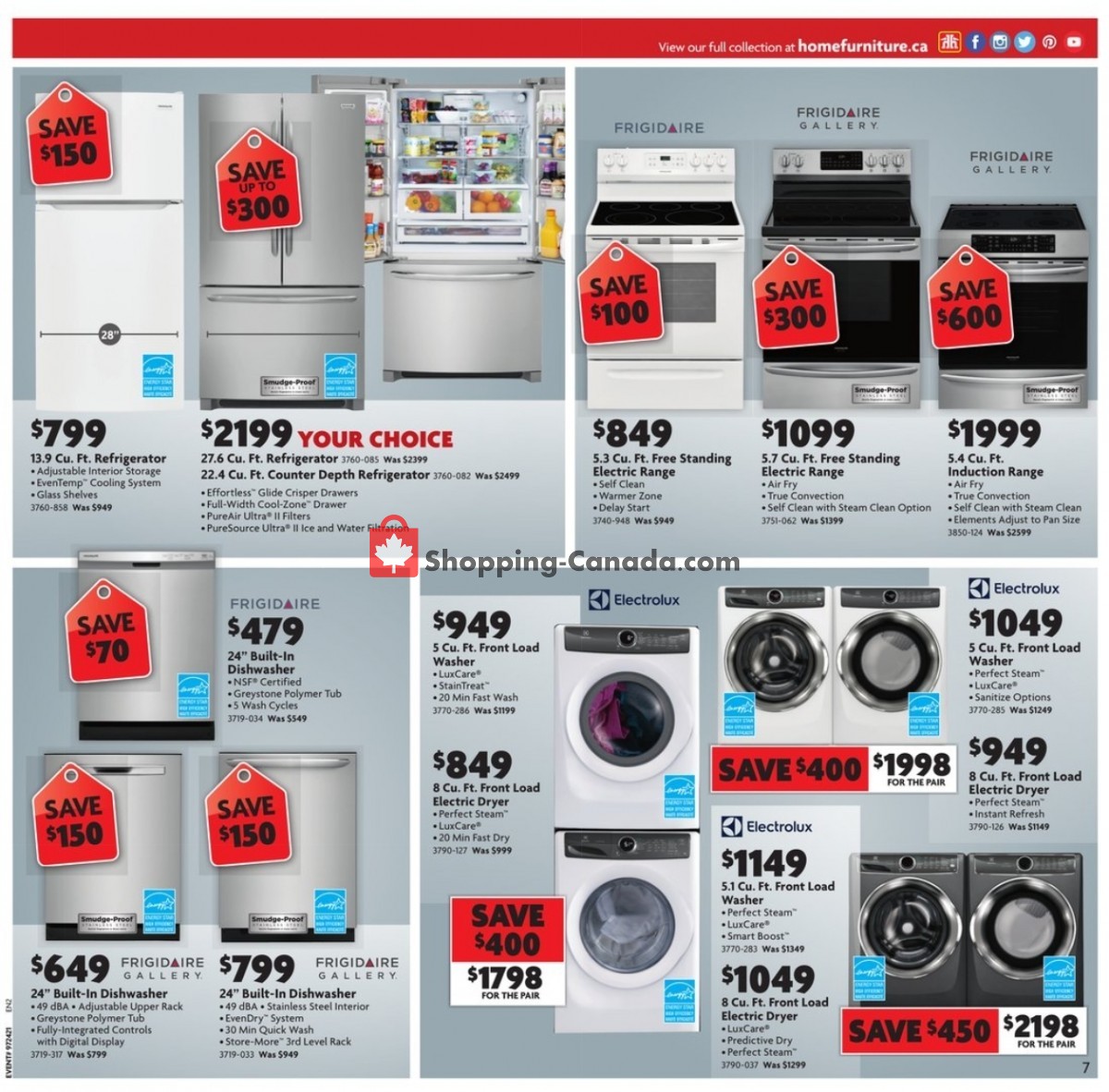 Home Furniture flyer from Thursday June 10, 2021 to Sunday June 20, 2021 - page 7