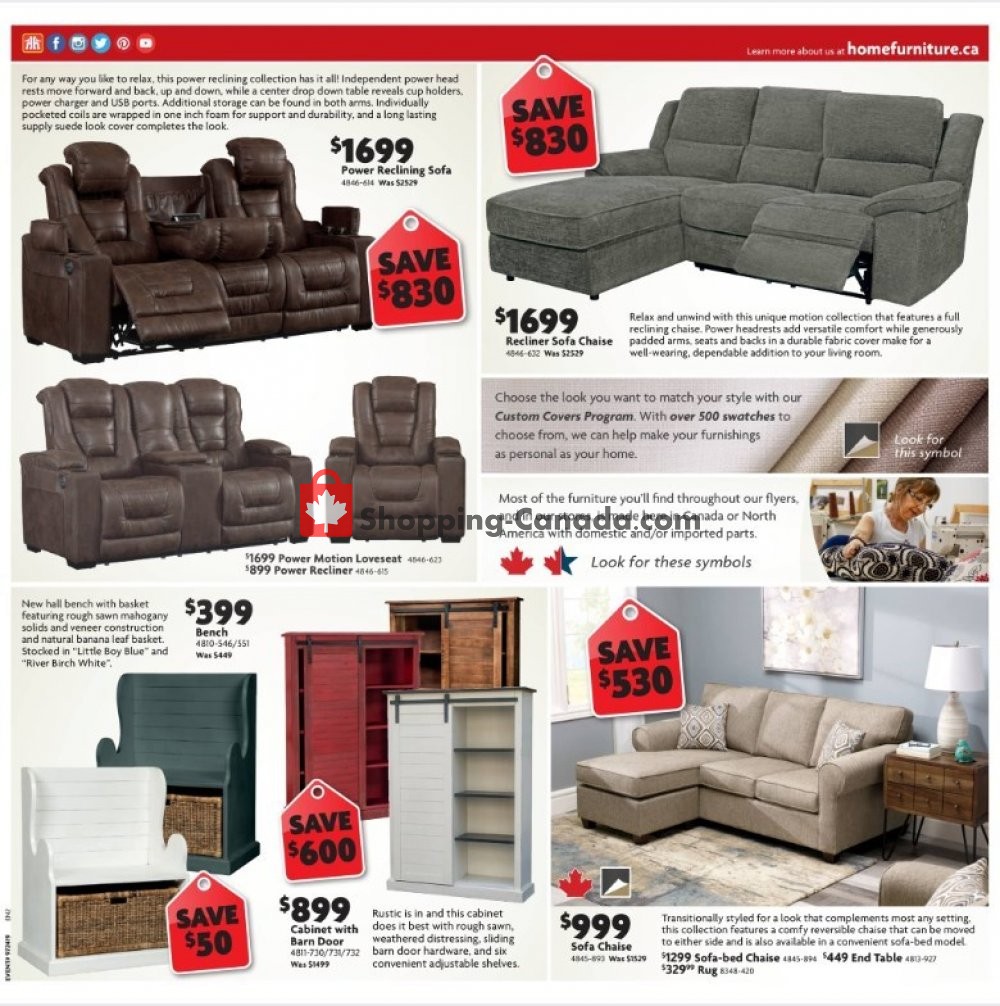 Home Furniture flyer from Thursday June 6, 2019 to Sunday June 16, 2019 - page 3