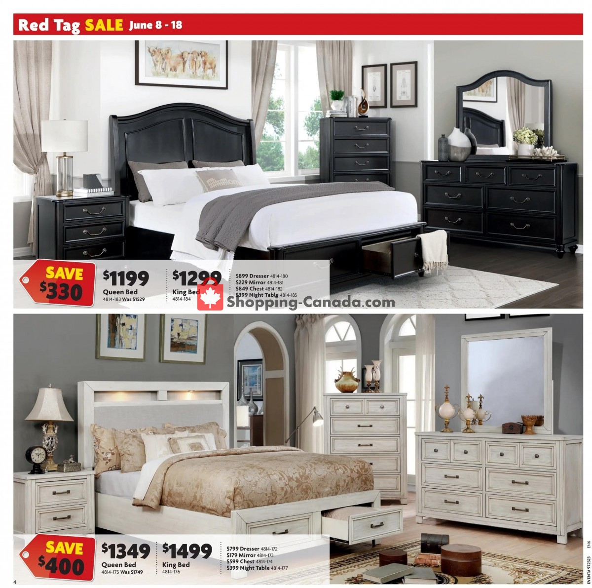 Home Furniture flyer from Thursday June 8, 2023 to Sunday June 18, 2023 - page 4