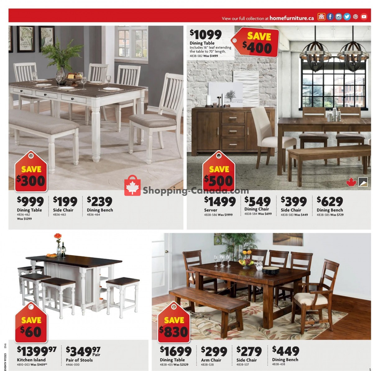 Home Furniture flyer from Thursday June 8, 2023 to Sunday June 18, 2023 - page 5
