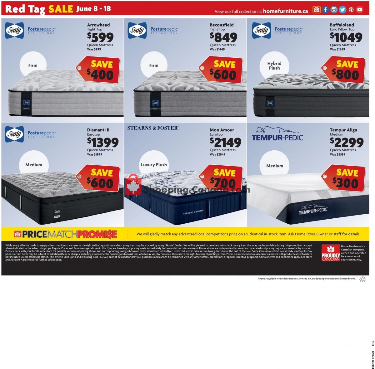 Home Furniture flyer from Thursday June 8, 2023 to Sunday June 18, 2023 - page 8