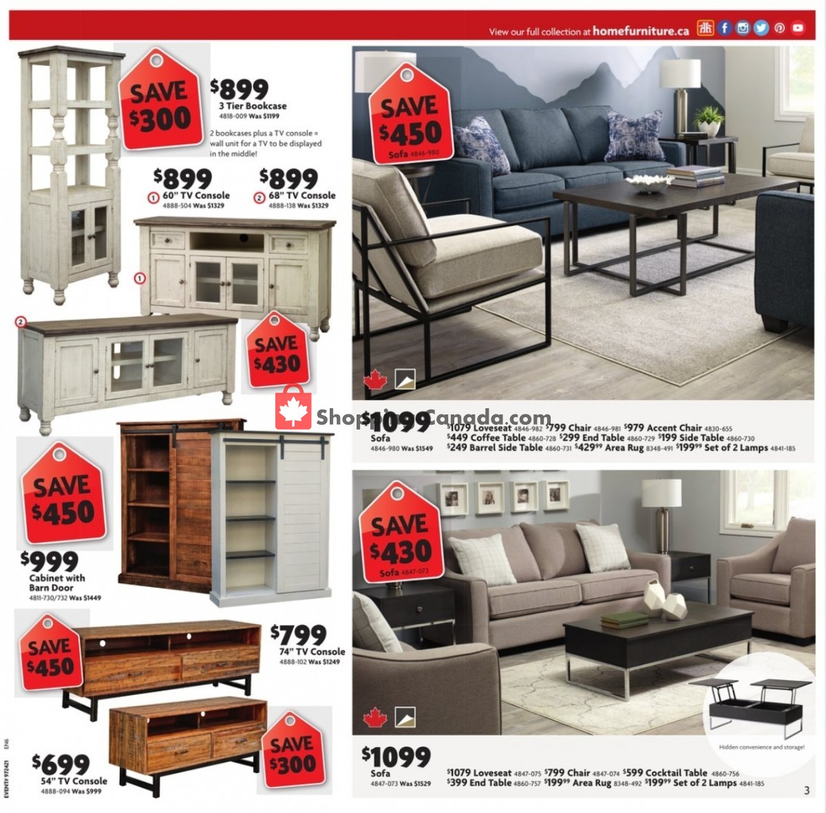Home Furniture flyer from Thursday June 10, 2021 to Sunday June 20, 2021 - page 3
