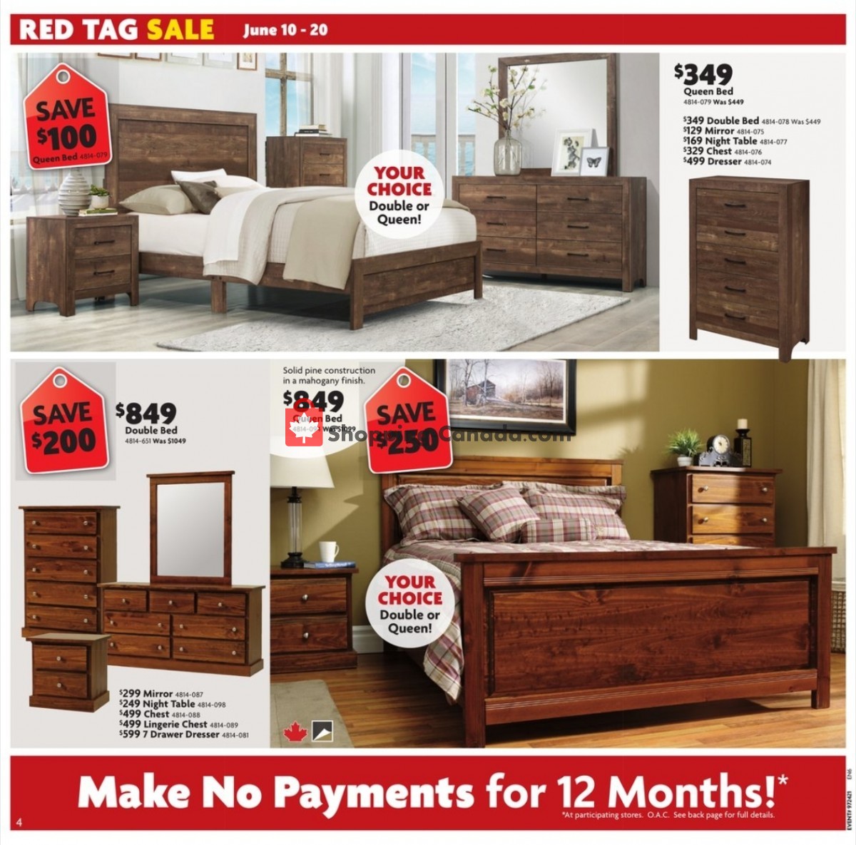 Home Furniture flyer from Thursday June 10, 2021 to Sunday June 20, 2021 - page 4