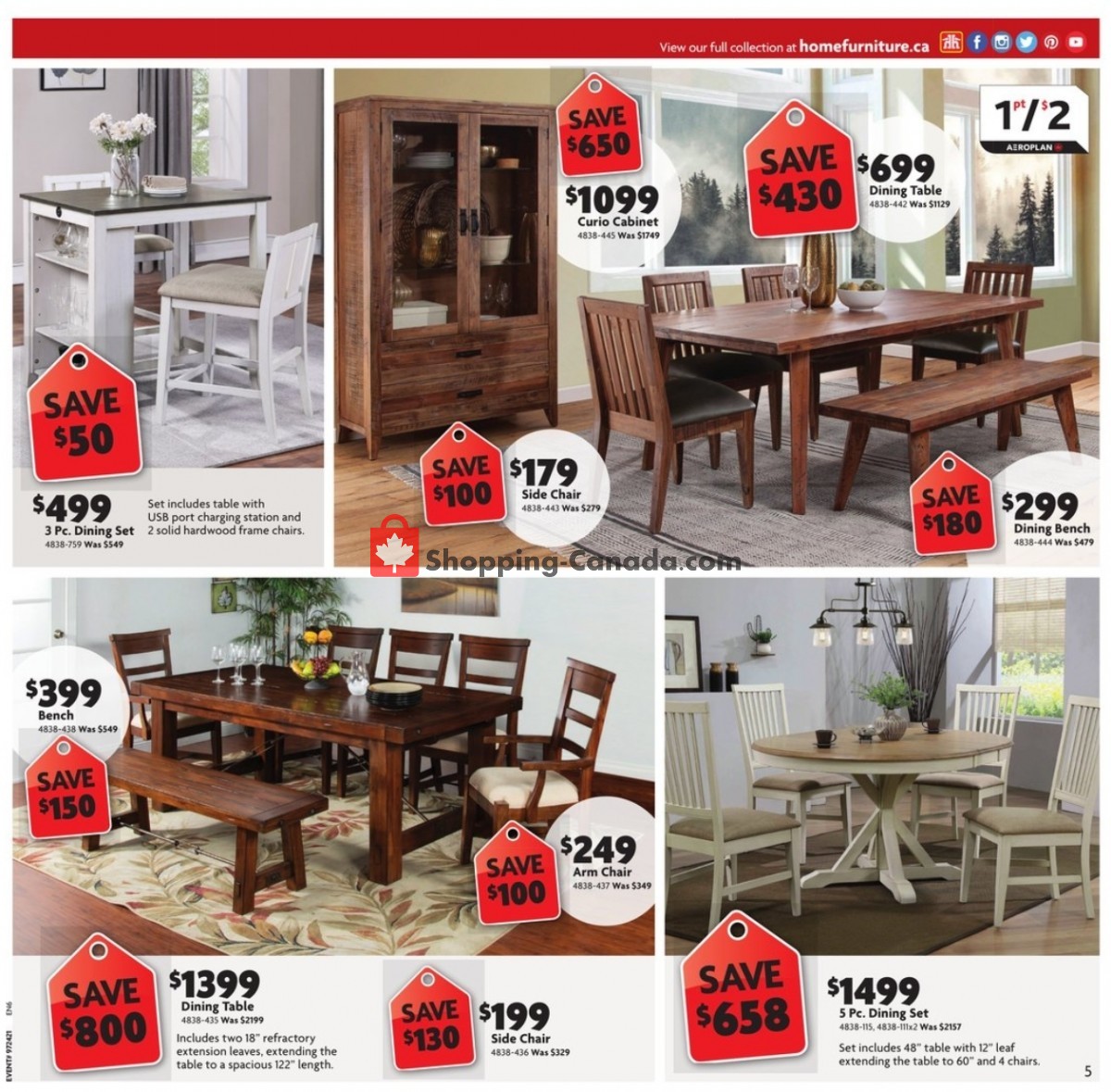 Home Furniture flyer from Thursday June 10, 2021 to Sunday June 20, 2021 - page 5