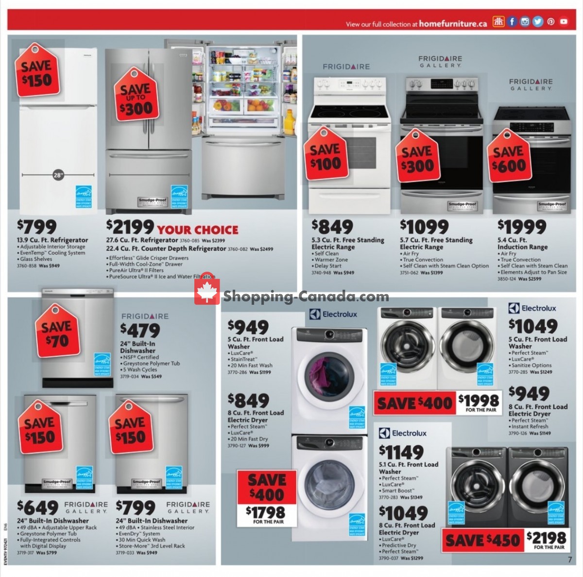 Home Furniture flyer from Thursday June 10, 2021 to Sunday June 20, 2021 - page 7