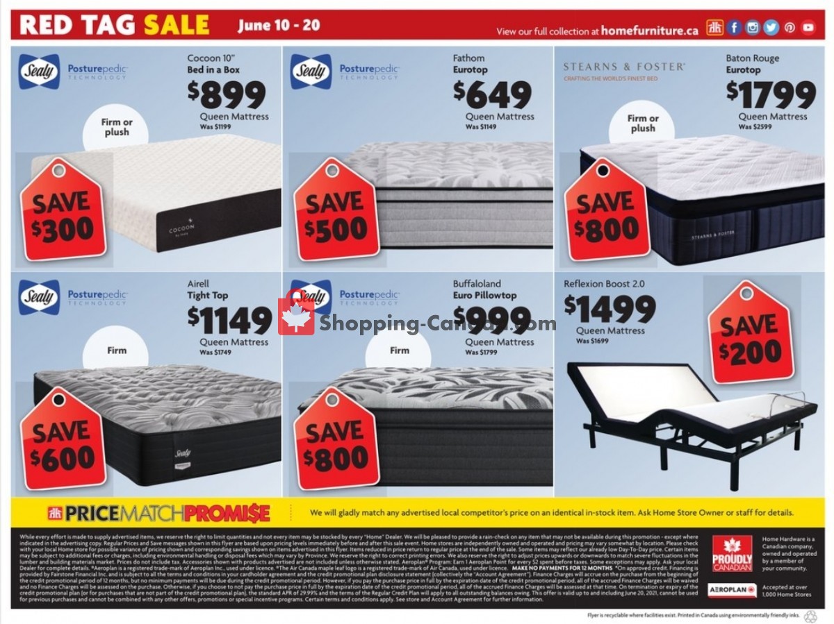 Home Furniture flyer from Thursday June 10, 2021 to Sunday June 20, 2021 - page 8