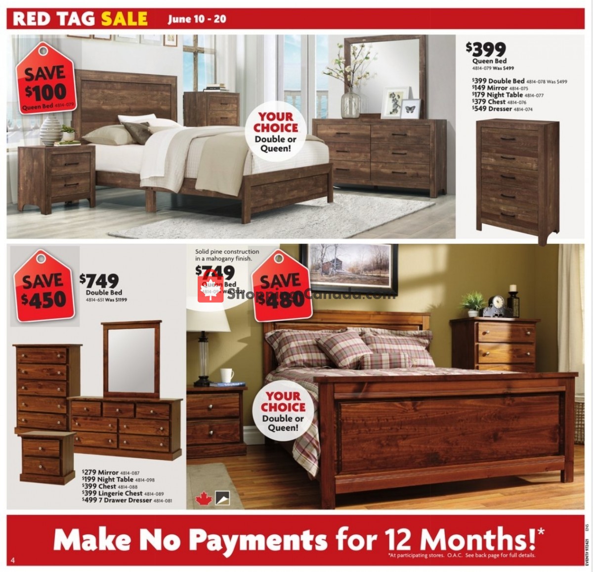 Home Furniture flyer from Thursday June 10, 2021 to Sunday June 20, 2021 - page 4