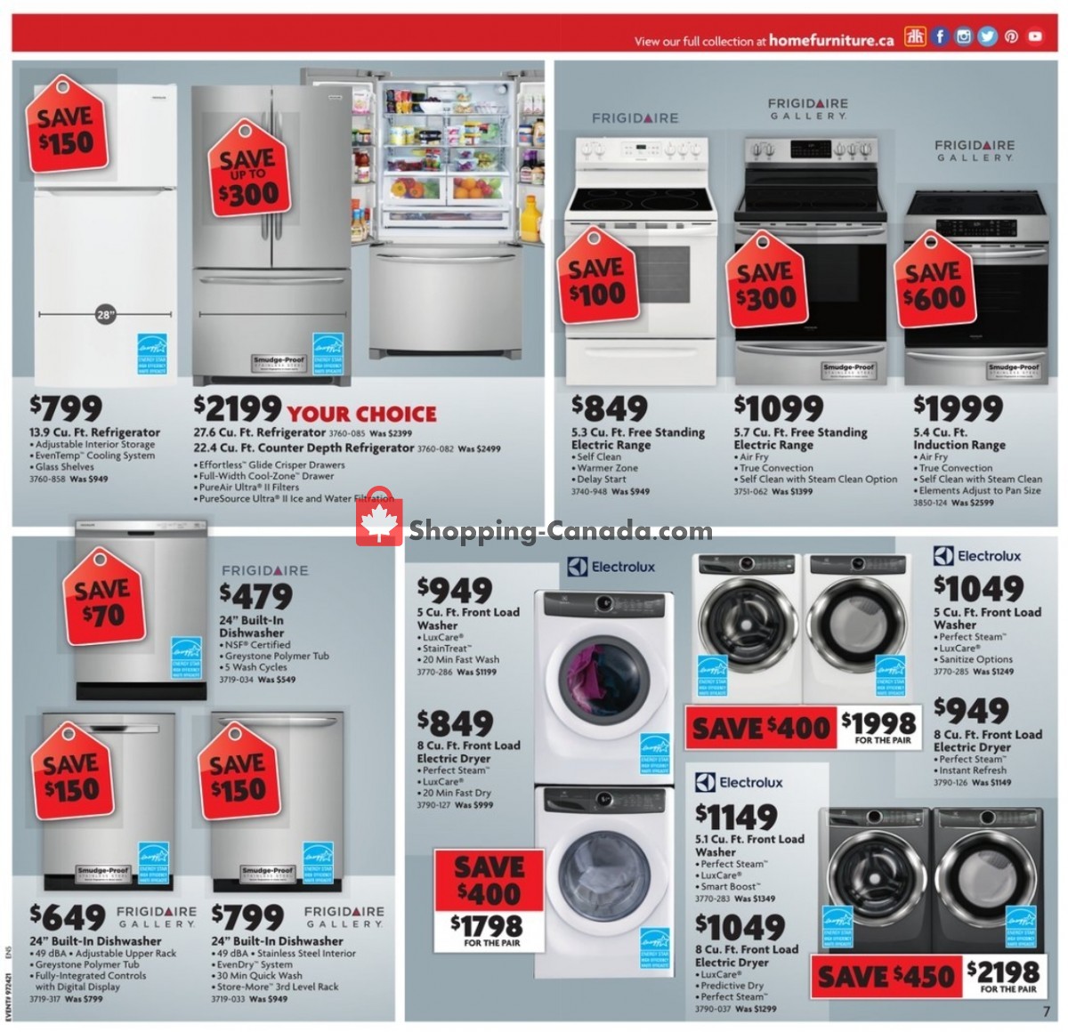 Home Furniture flyer from Thursday June 10, 2021 to Sunday June 20, 2021 - page 7