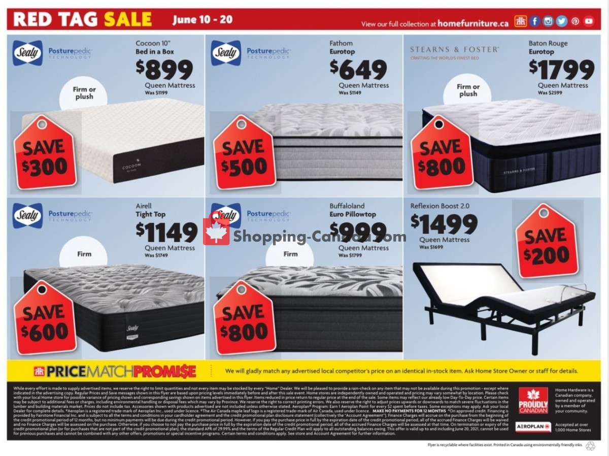 Home Furniture flyer from Thursday June 10, 2021 to Sunday June 20, 2021 - page 8