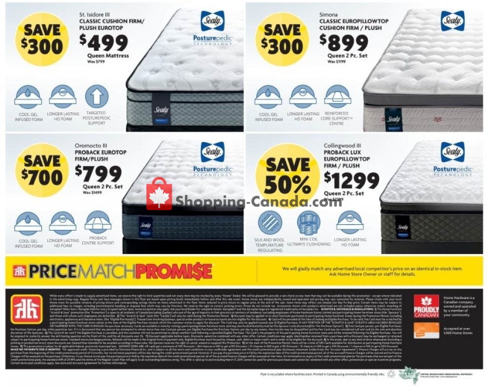Home Furniture flyer from Thursday March 7, 2019 to Sunday March 17, 2019 - page 8