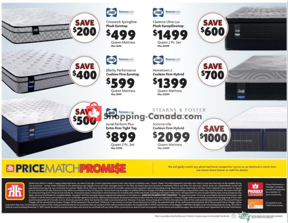 Home Furniture flyer from Thursday November 7, 2019 to Sunday November 17, 2019 - page 8