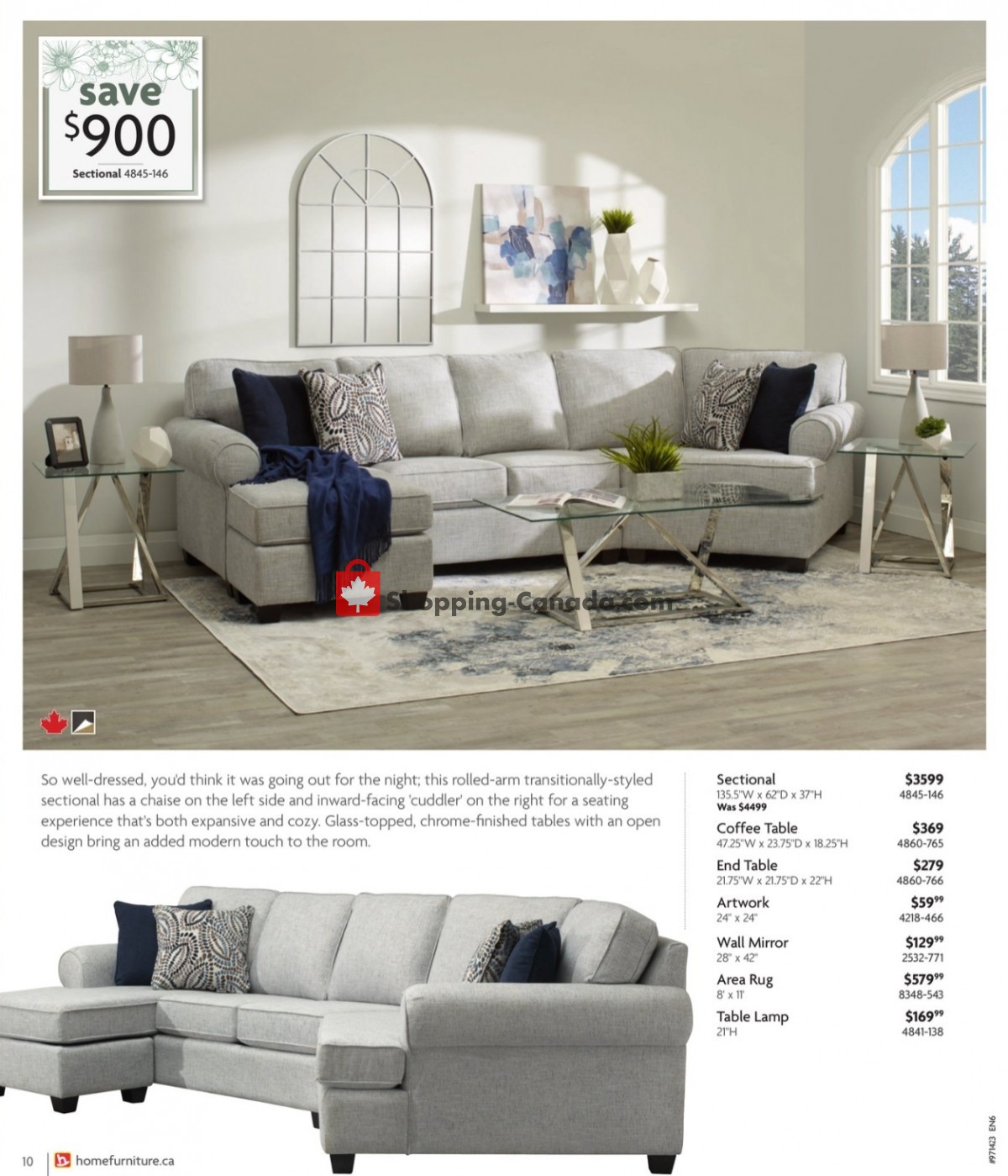 Home Furniture flyer from Thursday April 6, 2023 to Sunday April 30, 2023 - page 10